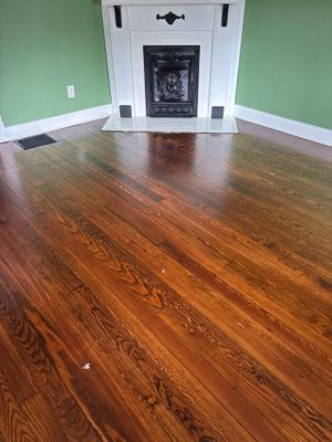 Hardwood Floor Refinishing and Staining Project in Latonia