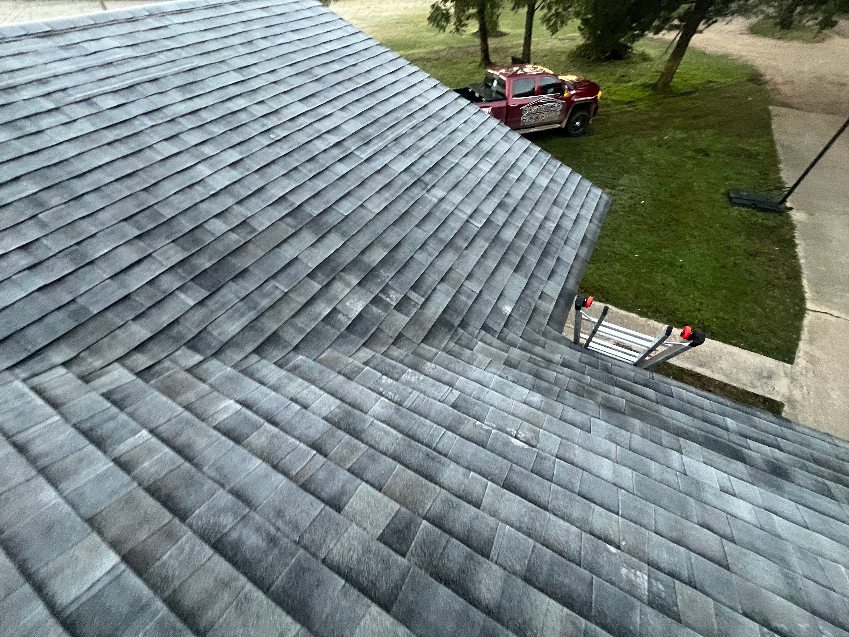 Residential Roofing Repair using Malarkey Vista: Storm Gray by Hostetler Roofing