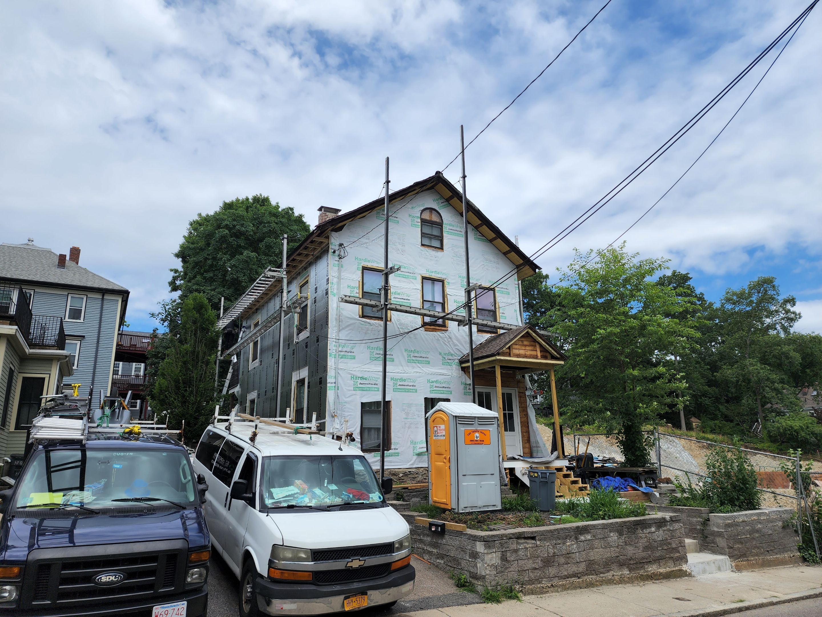 Siding Installation using James Hardie by UBrothers Construction