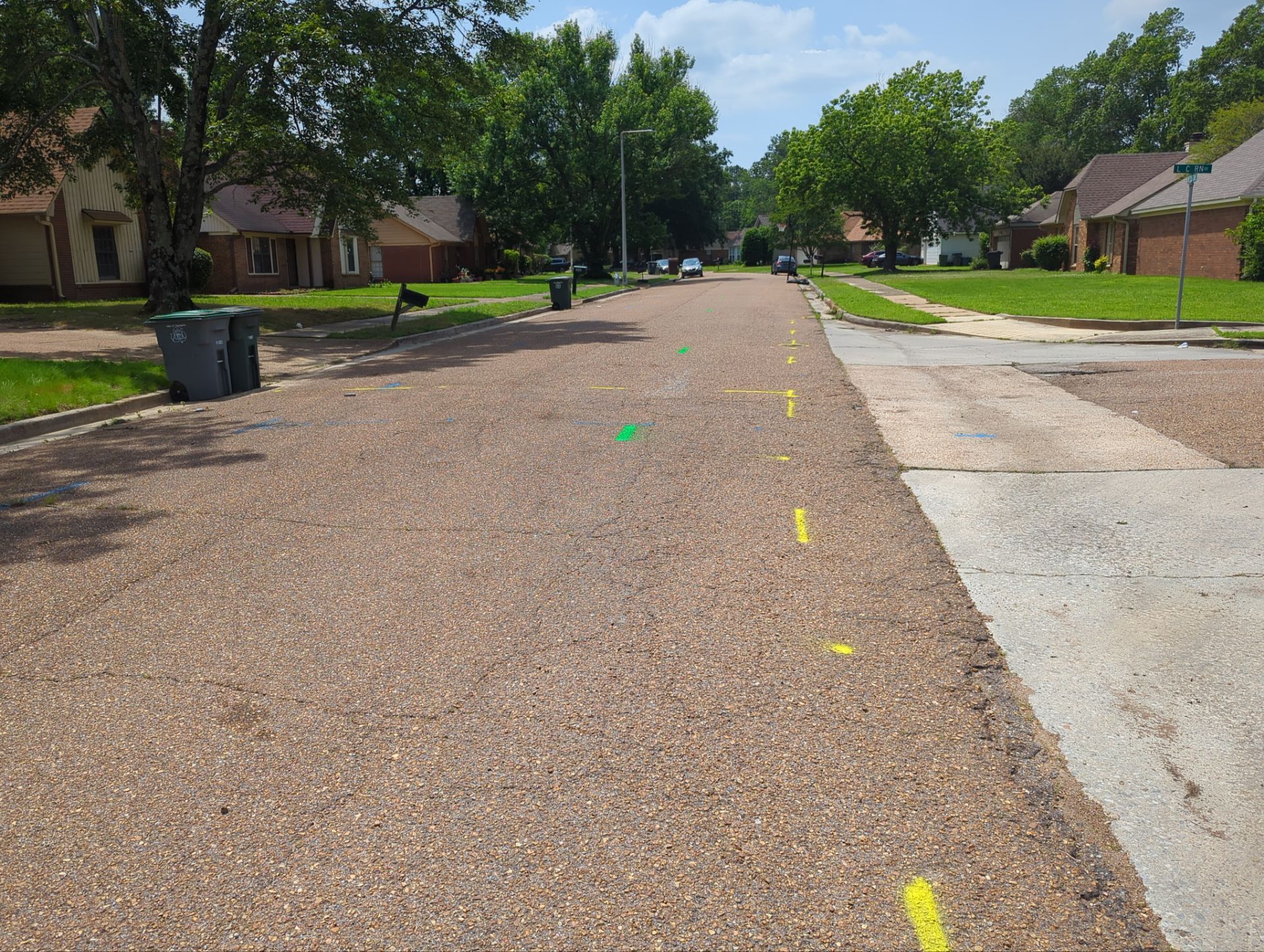 Utility R.O.W Locate for Survey and Design project by Alsip Locating Service, LLC