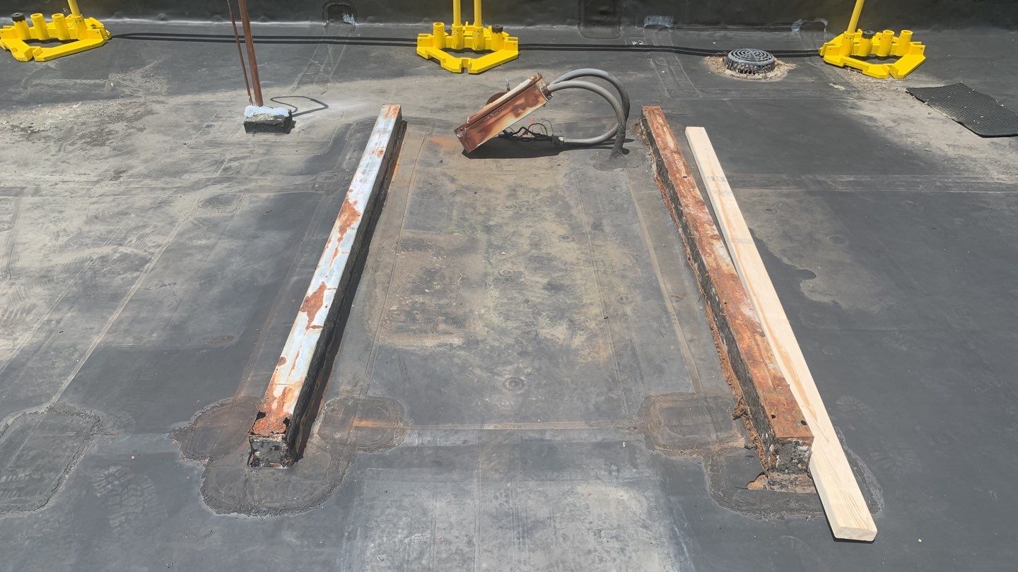 Commercial Roofing Repair using EPDM  by A Plus Exterior