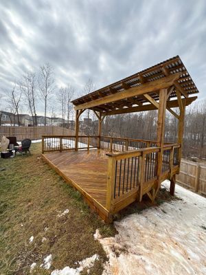 Wood Pergola using Wood Sealant