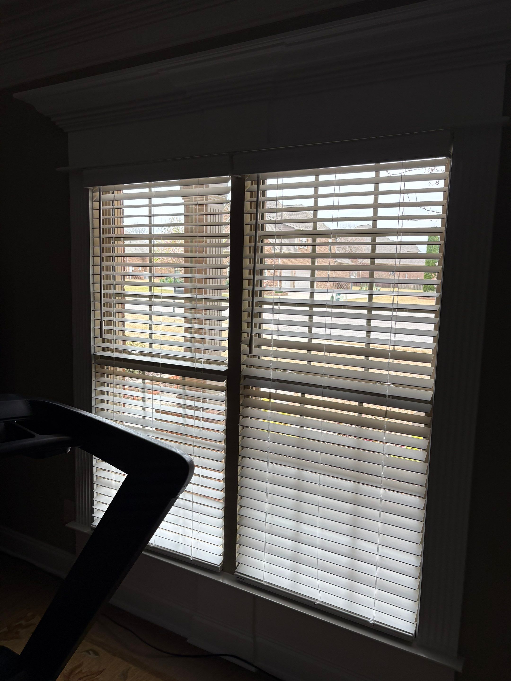 Faux Wood Blinds Project in Madison by Blinds and Borders