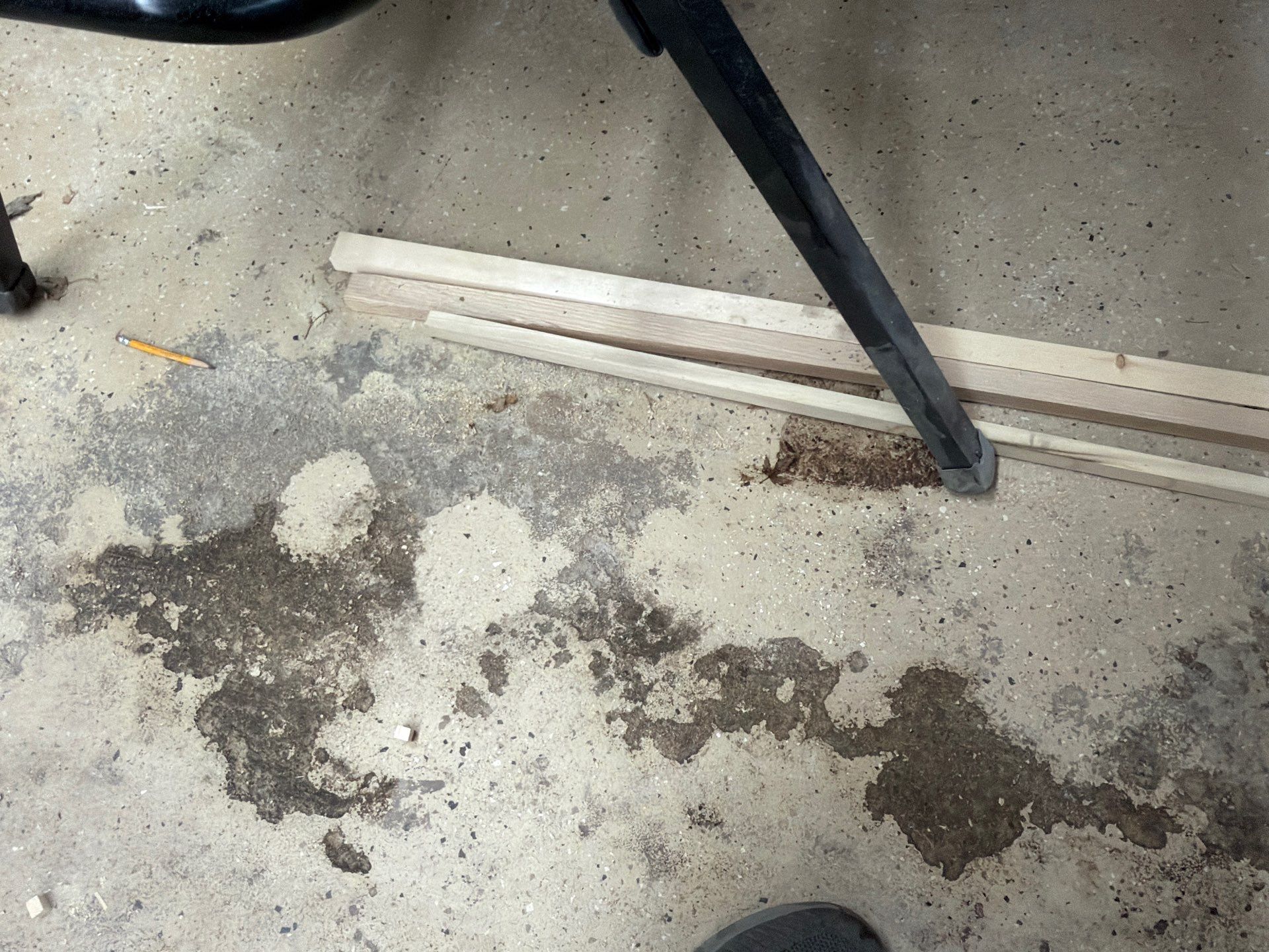 Nightfall Decorative Chip Garage Floor Coating in Luverne, Minnesota by Select Painting, Coatings & Garage Cabinets