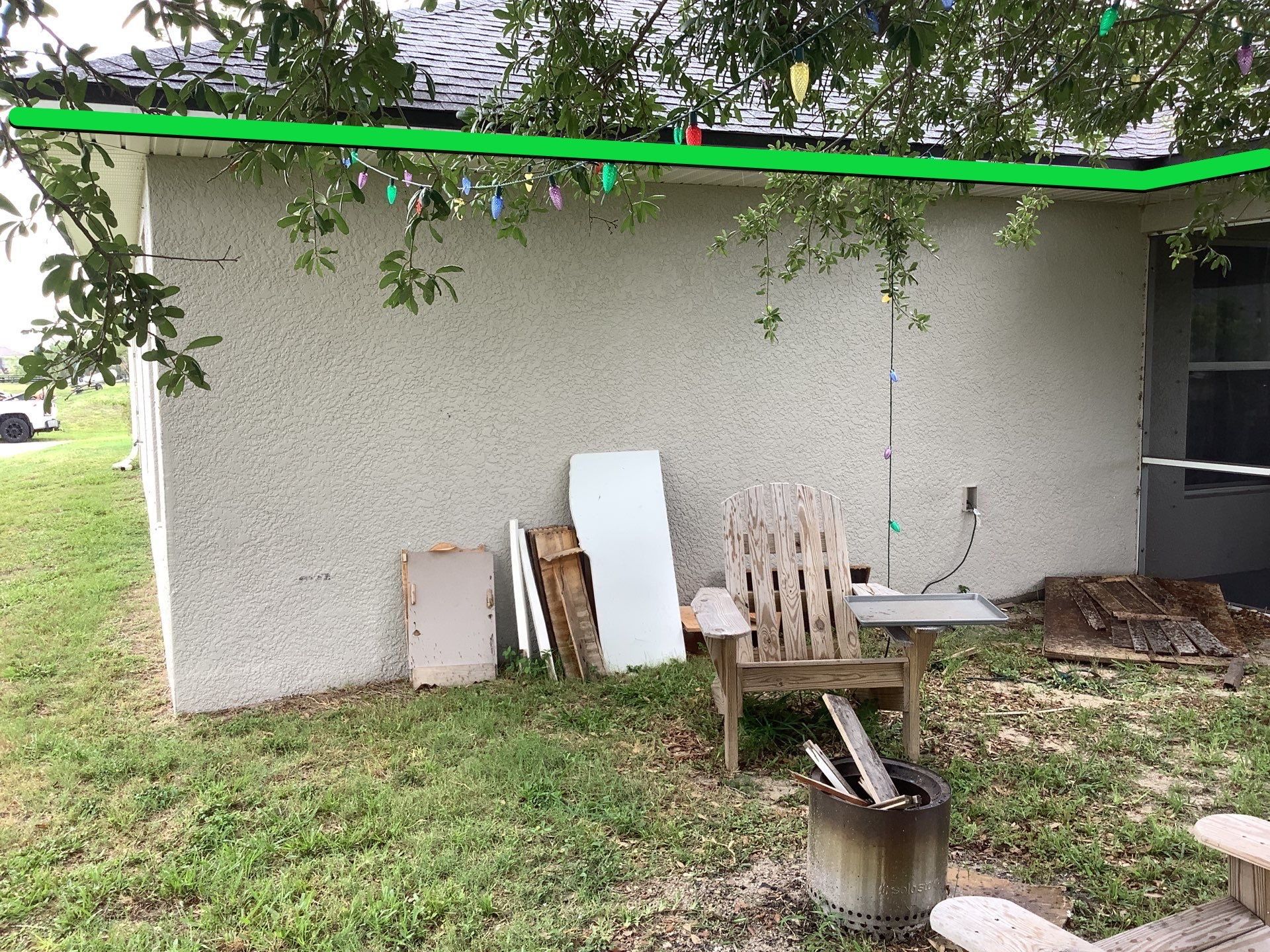Seamless Gutters Project in Cape Coral Fl by Gutter Professors