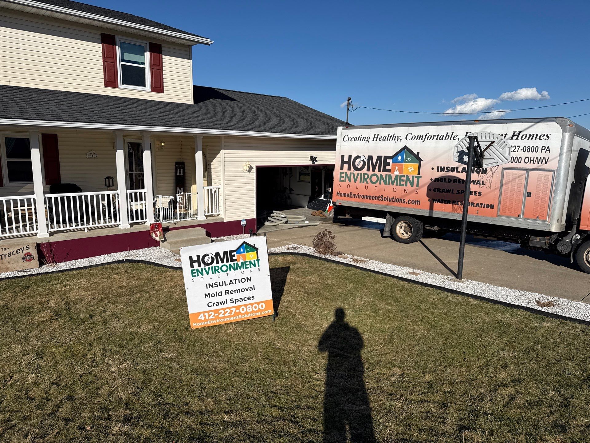 Attic insulation upgrade in Bridgeport, OH 43912 by Home Environment Solutions