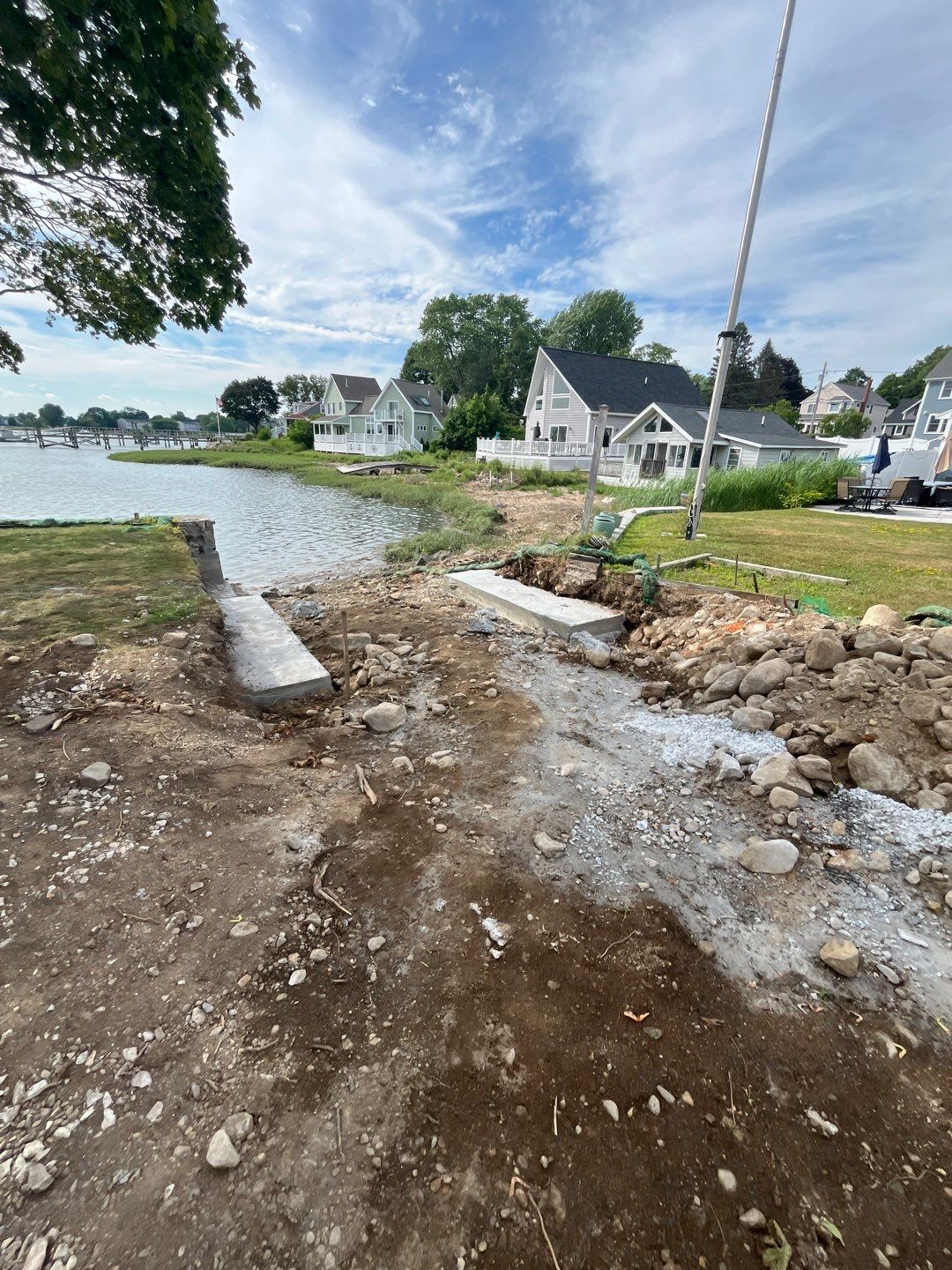 Beautiful Re-disgn by the water in Danvers MA  by Cole Landscaping Inc