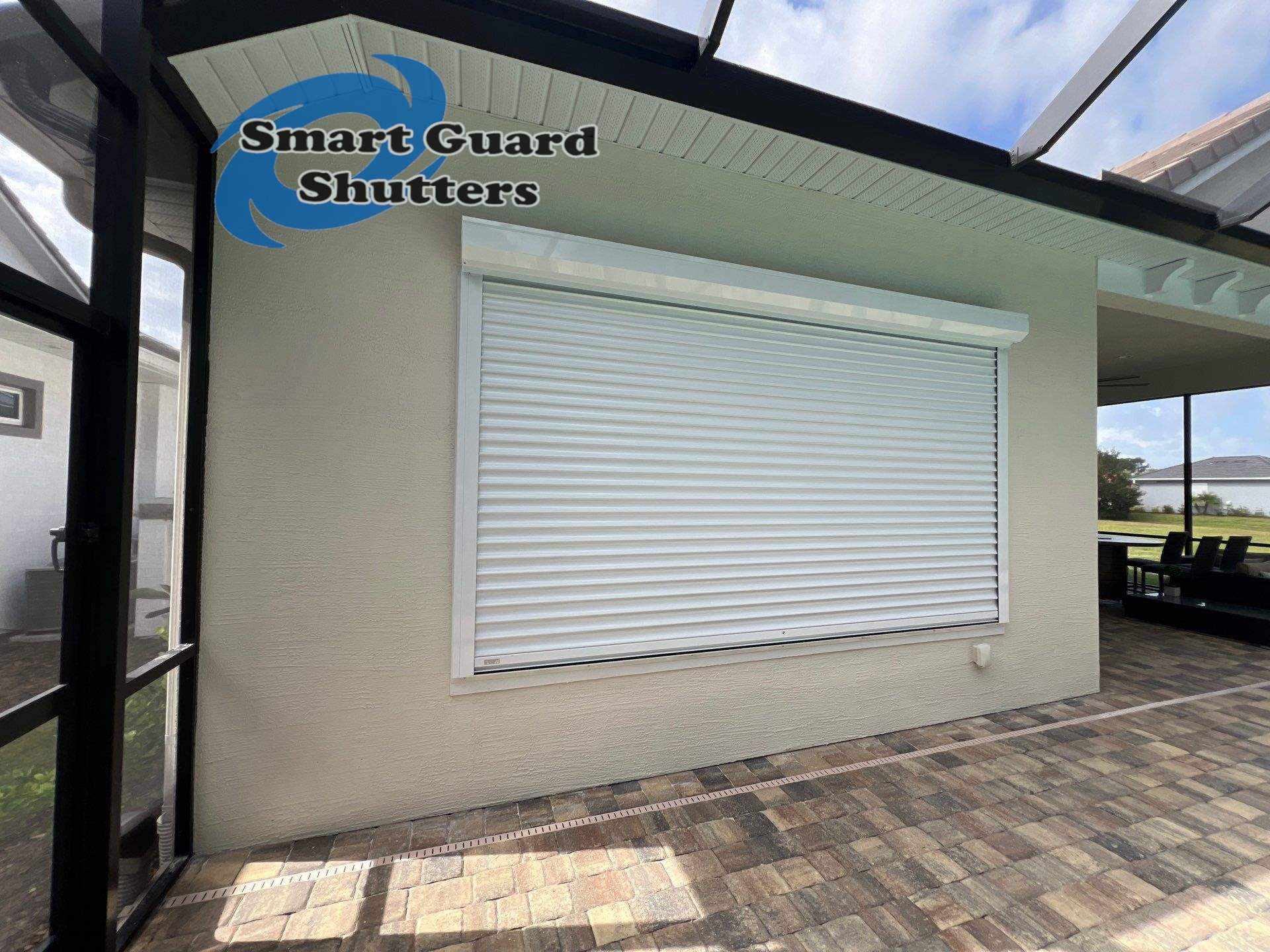Rolling Shutter in White by Smart Guard Shutters