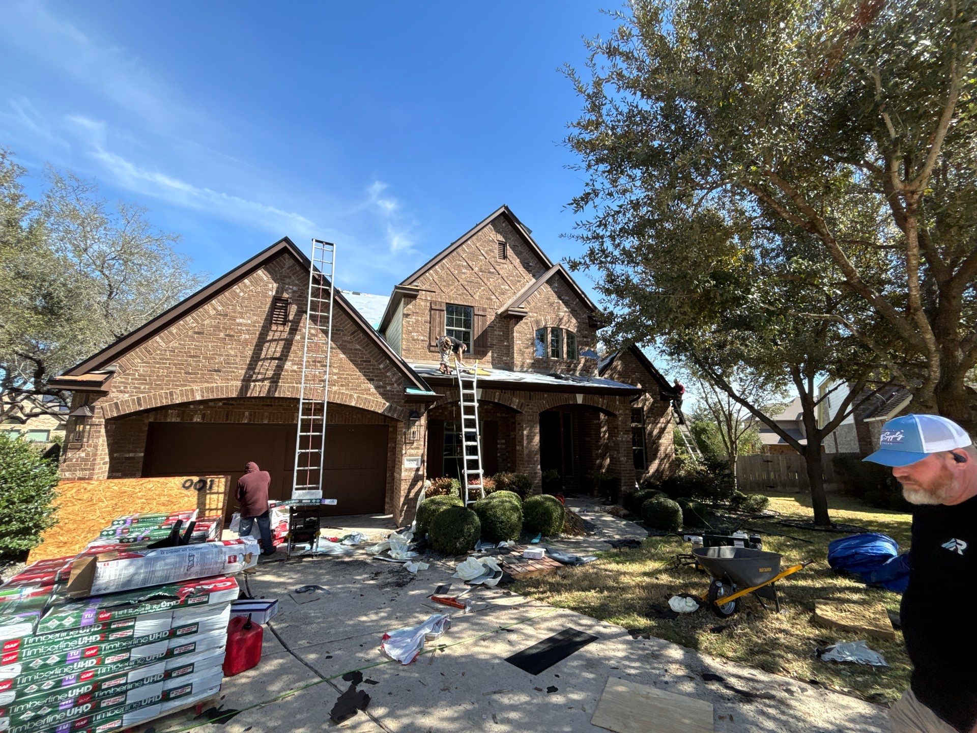 Residential Roof Replacement using GAF UHDZ - CHARCOAL by Elite Roofing LLC
