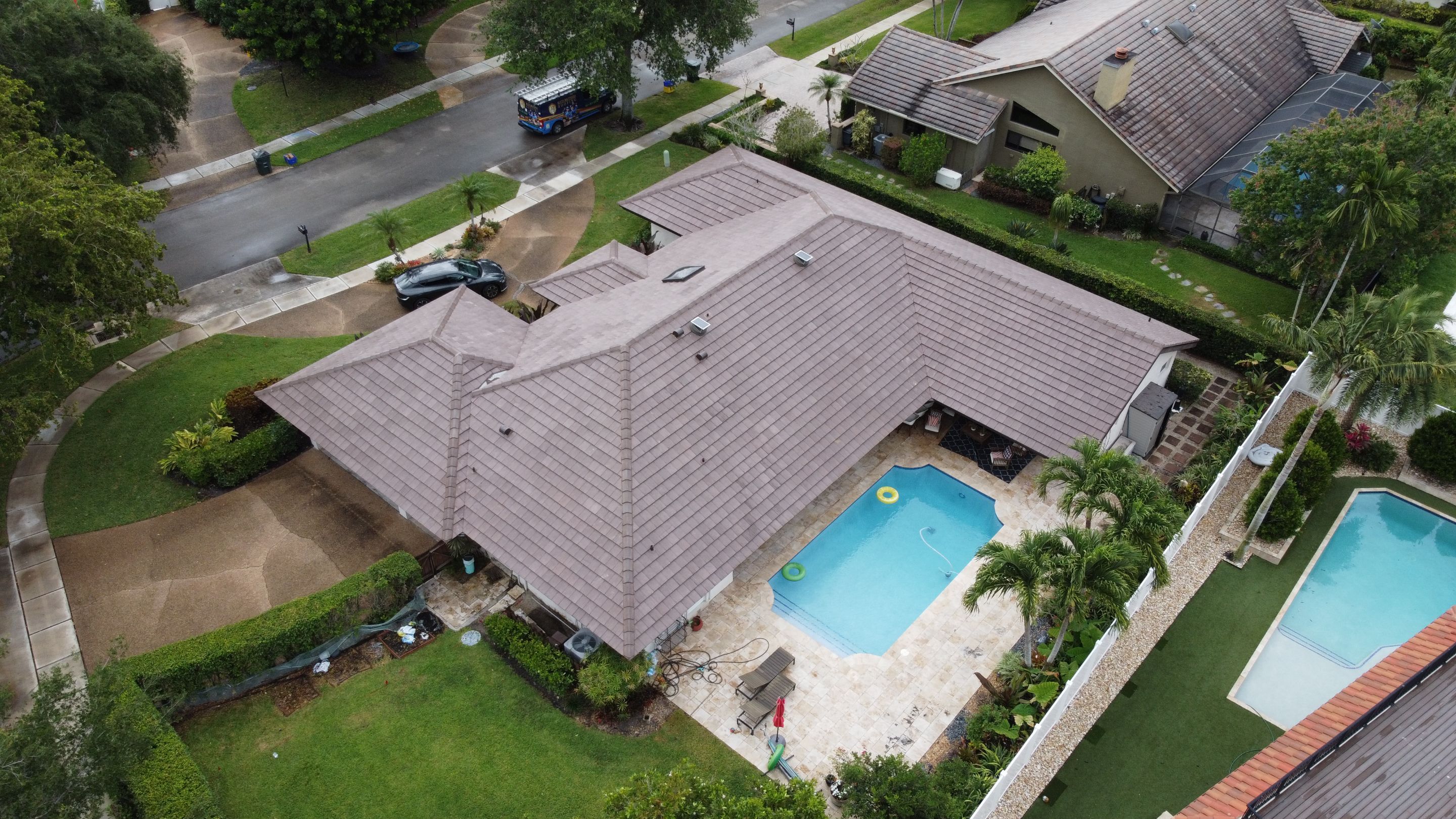 Residential Roofing Installation using Eagle Roofing Tile by BLUES BROTHERS ROOFING