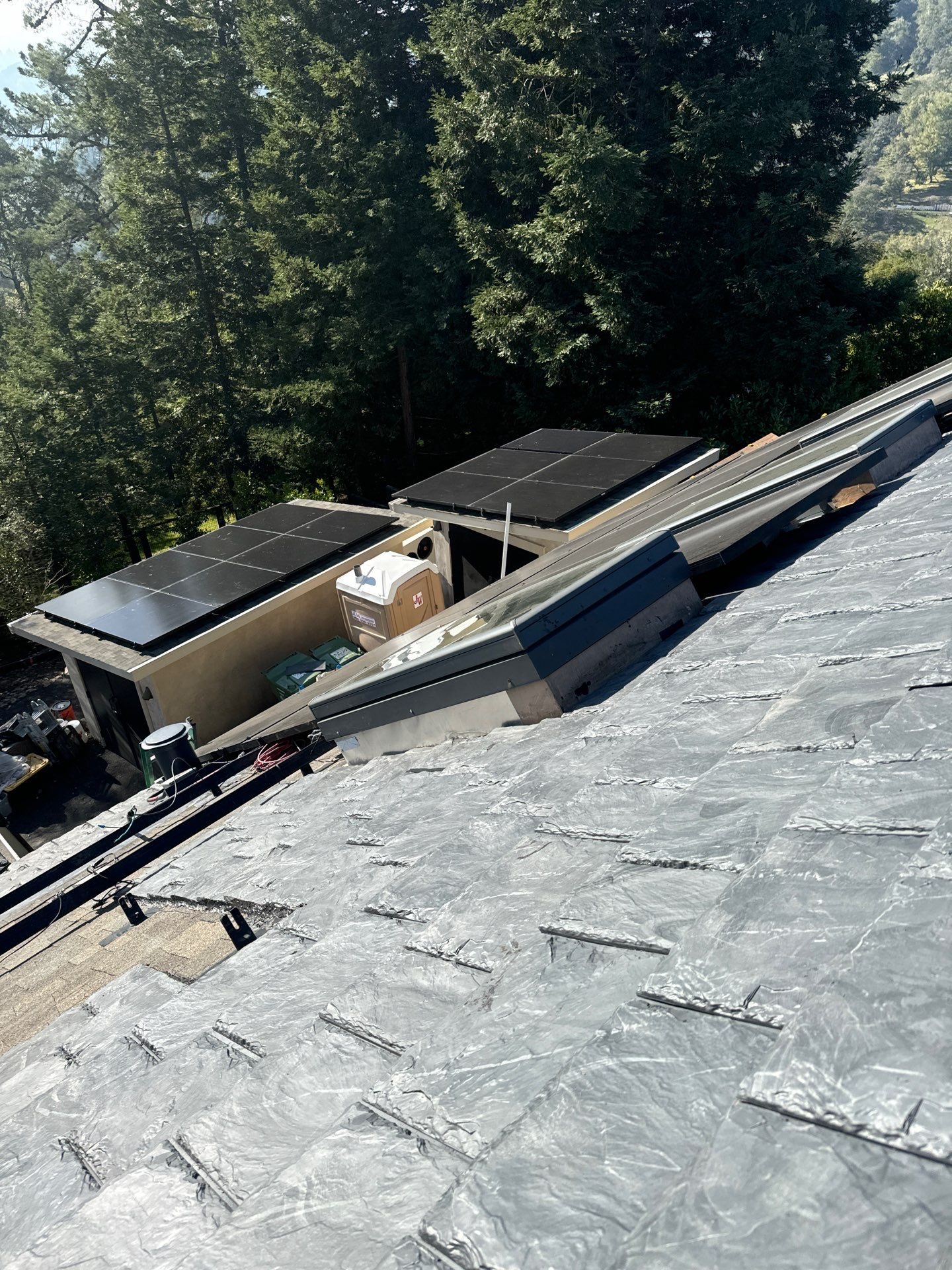 Residential Roofing Installation using Slate by Acker Roofing