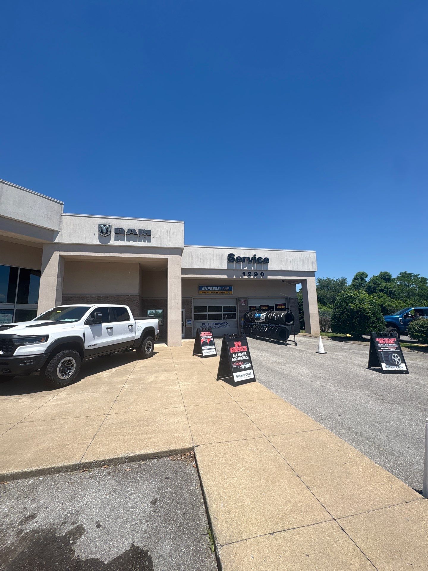 Commercial Exterior Remodel for Automotive Dealership in Gallatin by U.S. Exterior Solutions