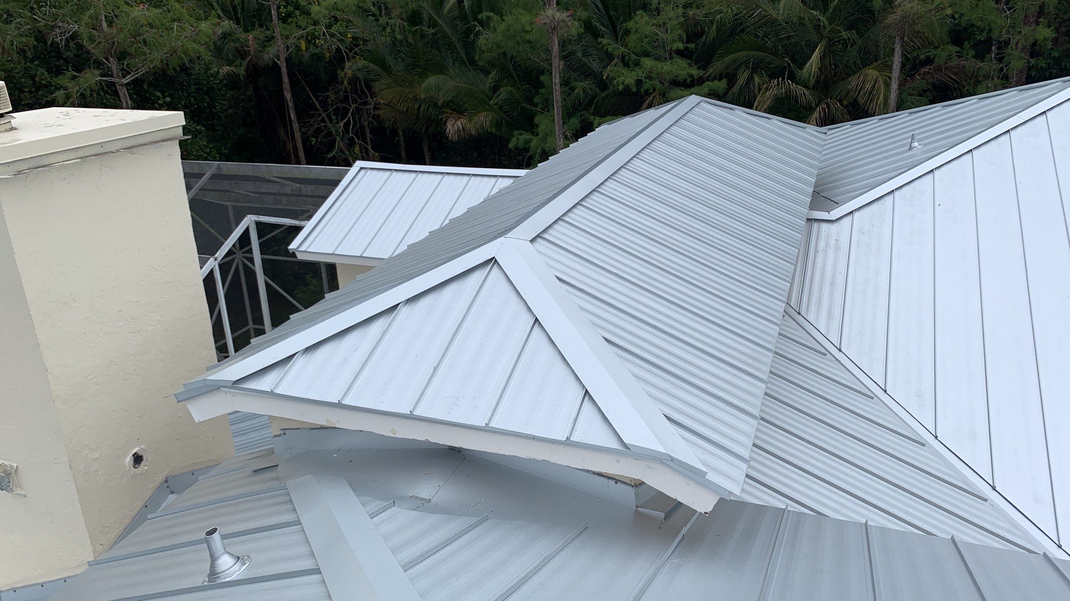 Residential Roofing Installation using 1" Nail strip metal roof by BLUES BROTHERS ROOFING