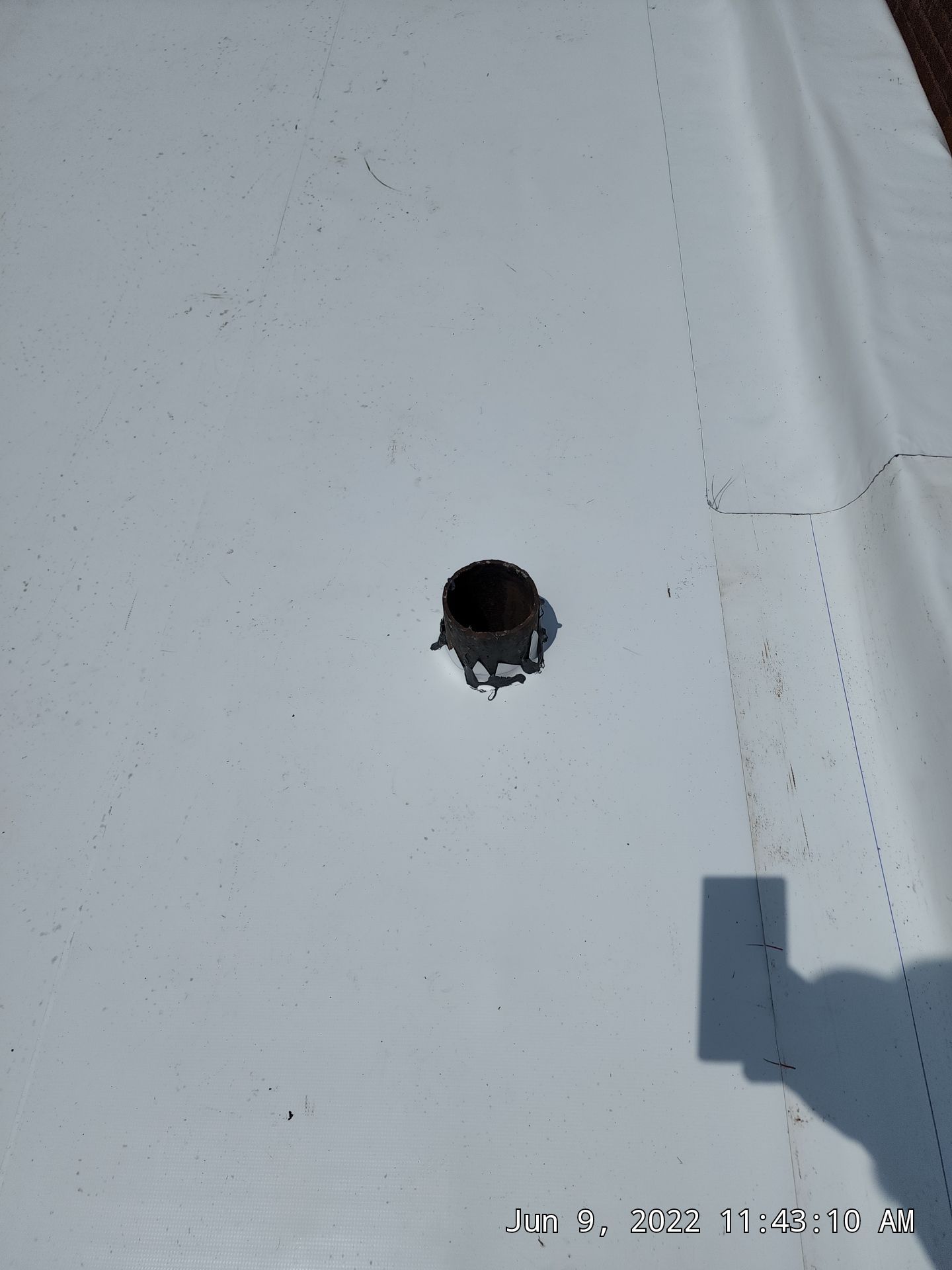 Commercial Roofing Installation using 50 mil PVC by Hostetler Roofing