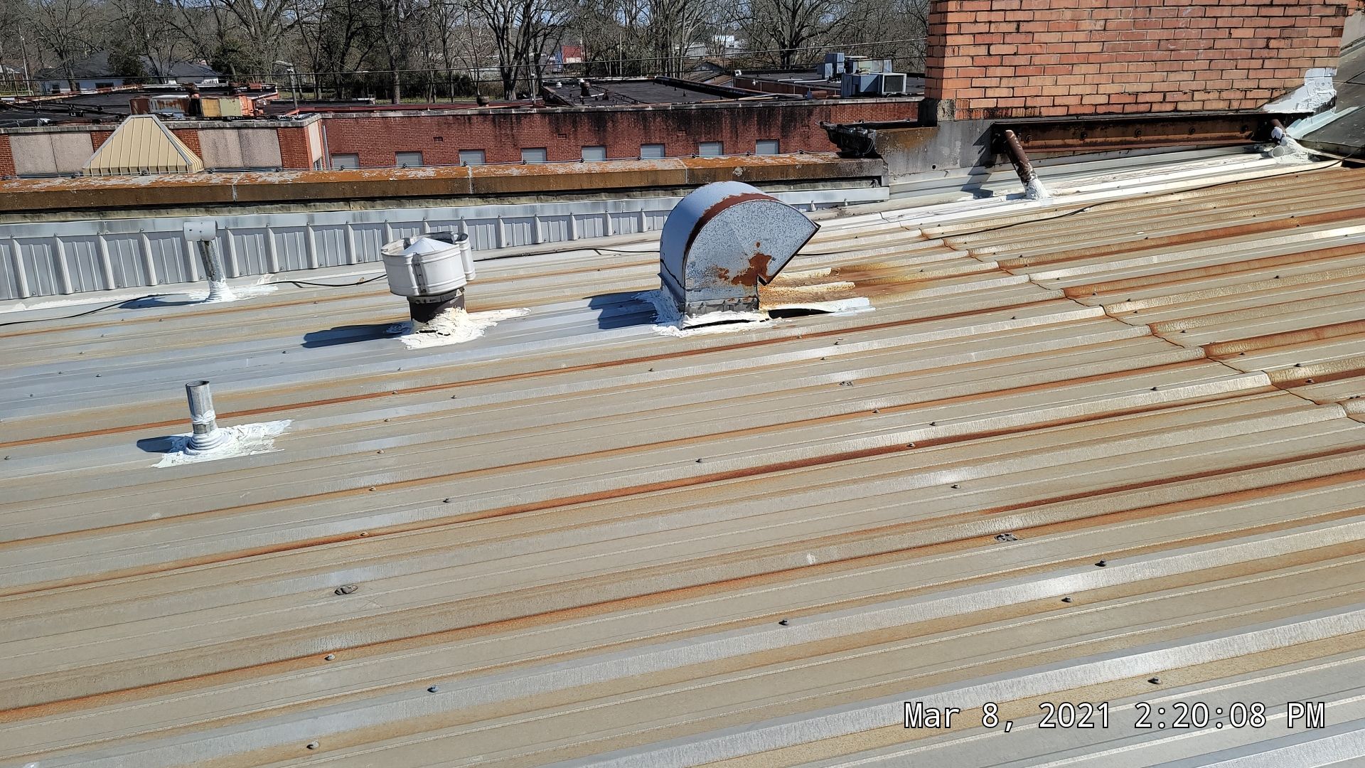Commercial Roofing Installation using 50 mil PVC by Hostetler Roofing