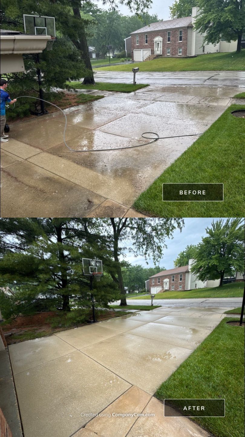 Project in Roselle by Simmons Power & Soft Washing