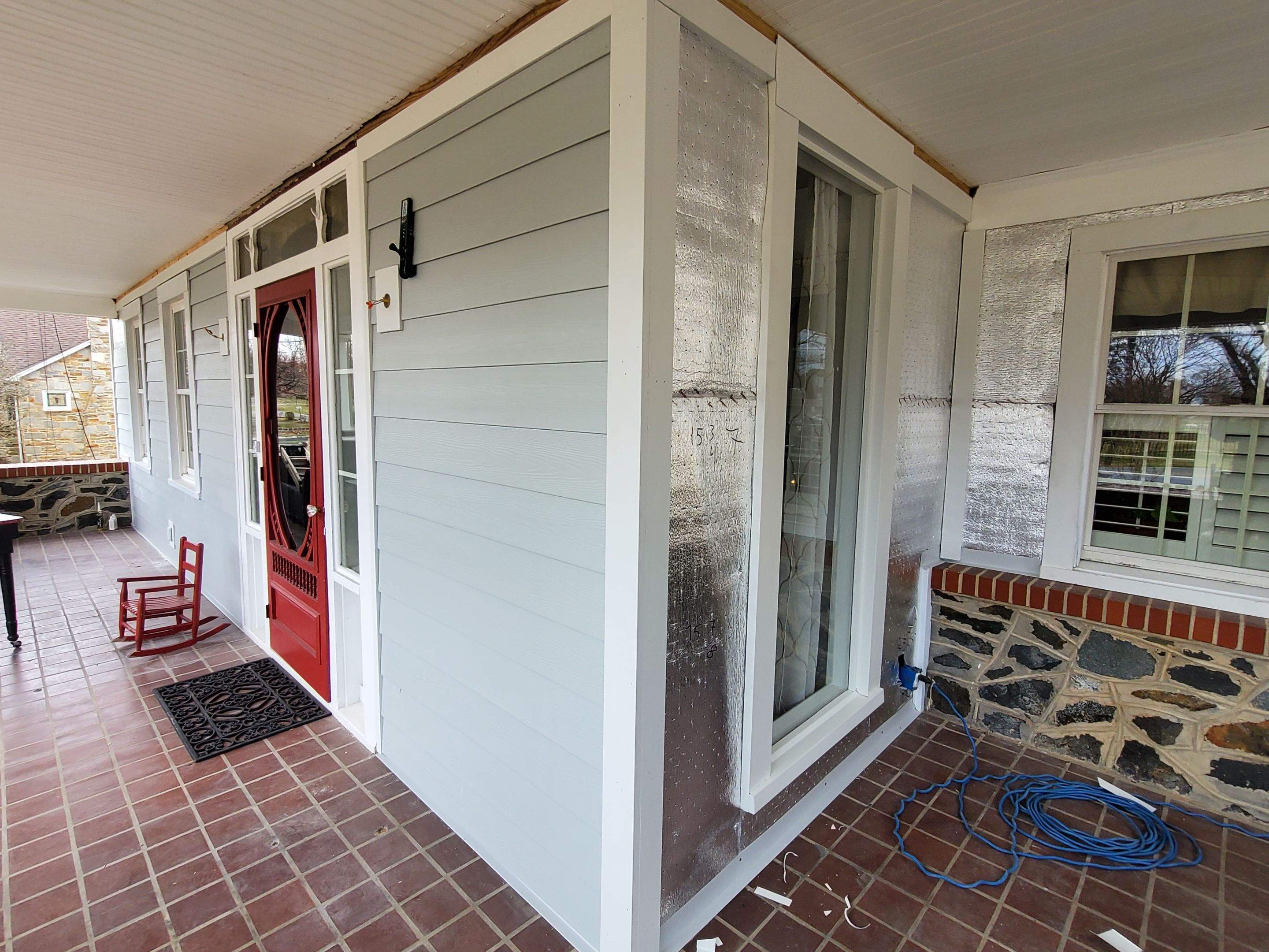 Siding Replacement using James Hardie siding by American Home Contractors