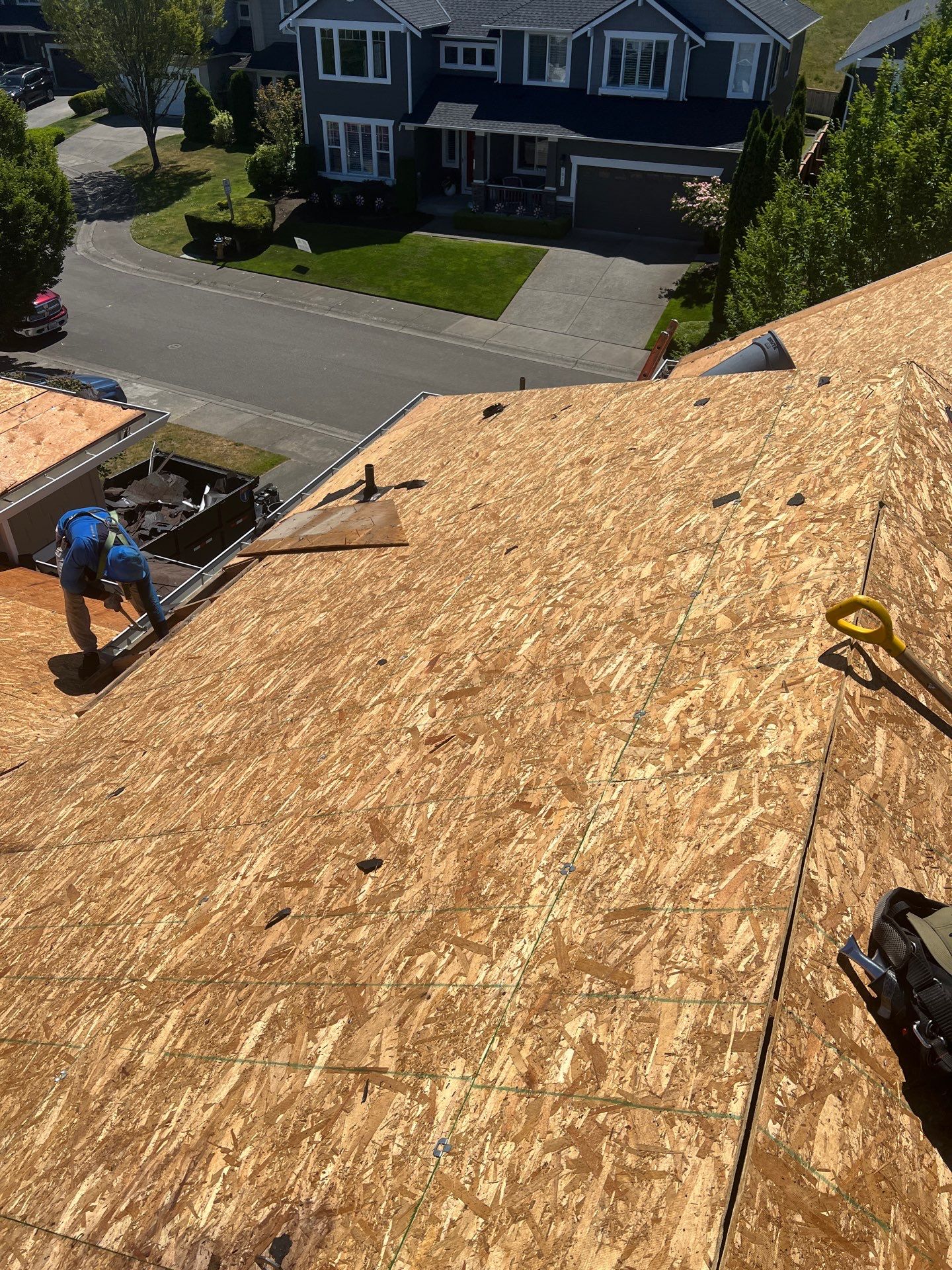 Residential Roofing Installation using GAF UHDZ Shingles by Roofing Formula LLC