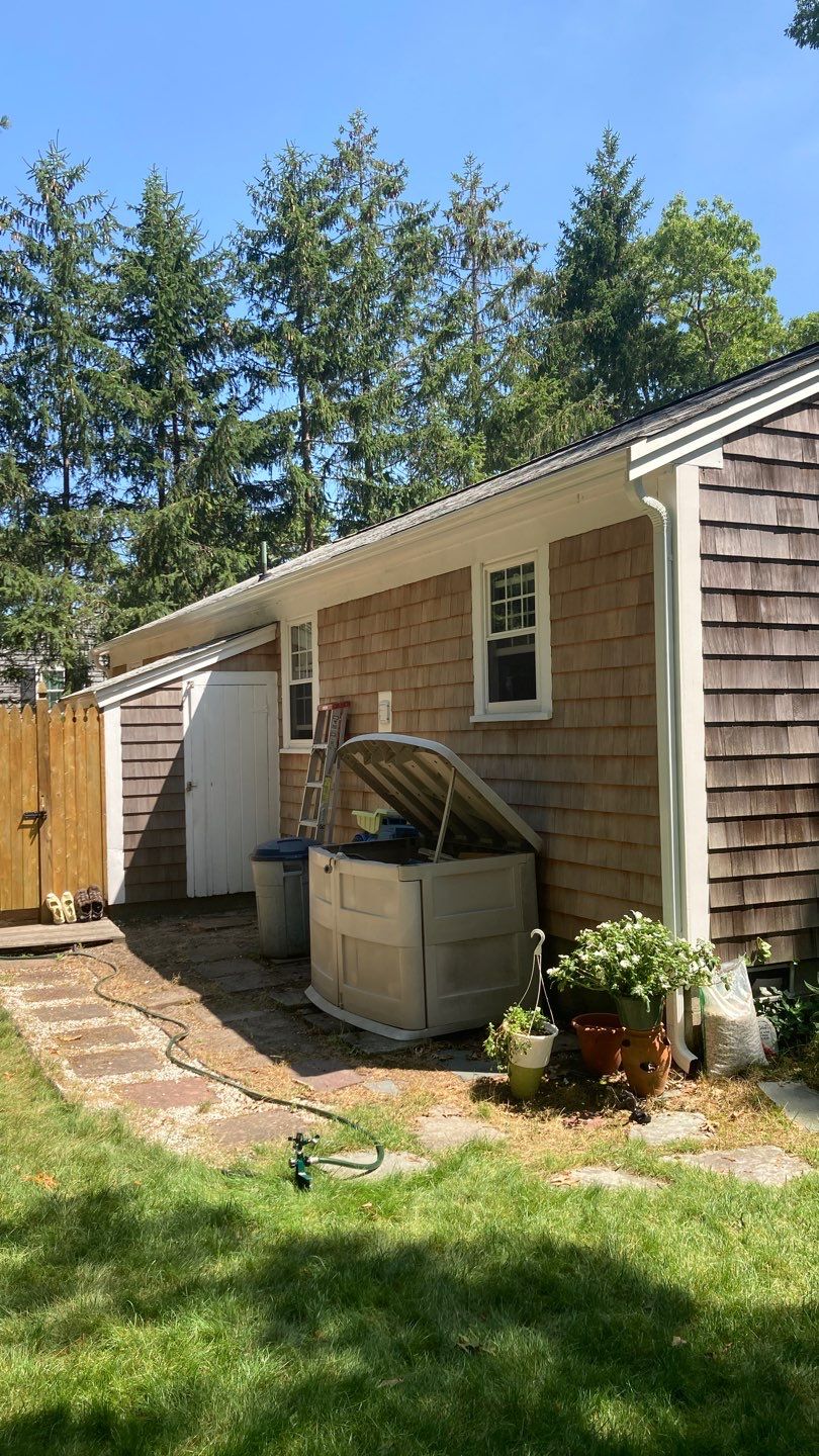Dennis, MA Gutter Installation using 5" K-Style Aluminum Duo Pro Gutter by Gutter Pro Enterprises