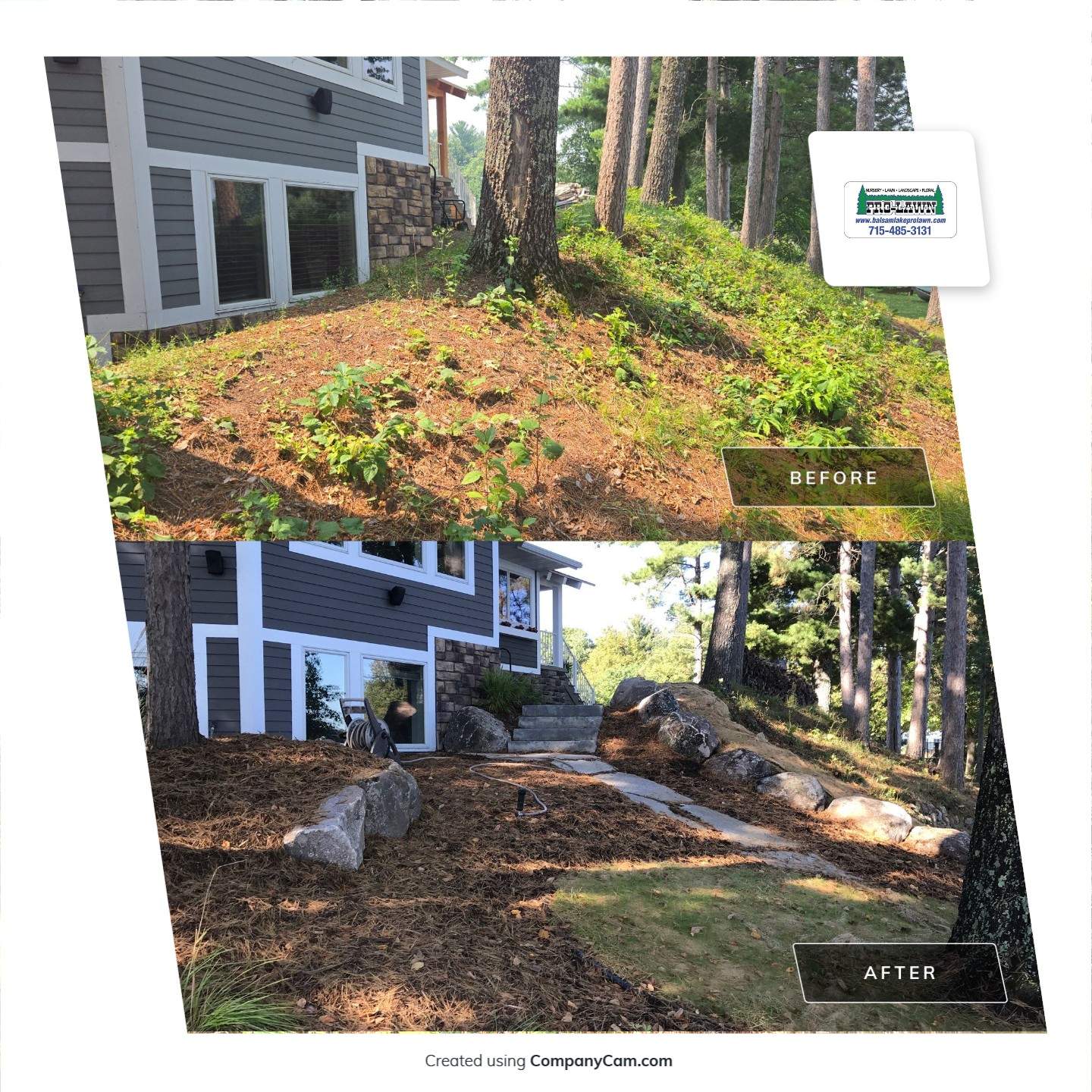 Boulder Walls/ Steps/ Walkways by Balsam Lake Pro Lawn