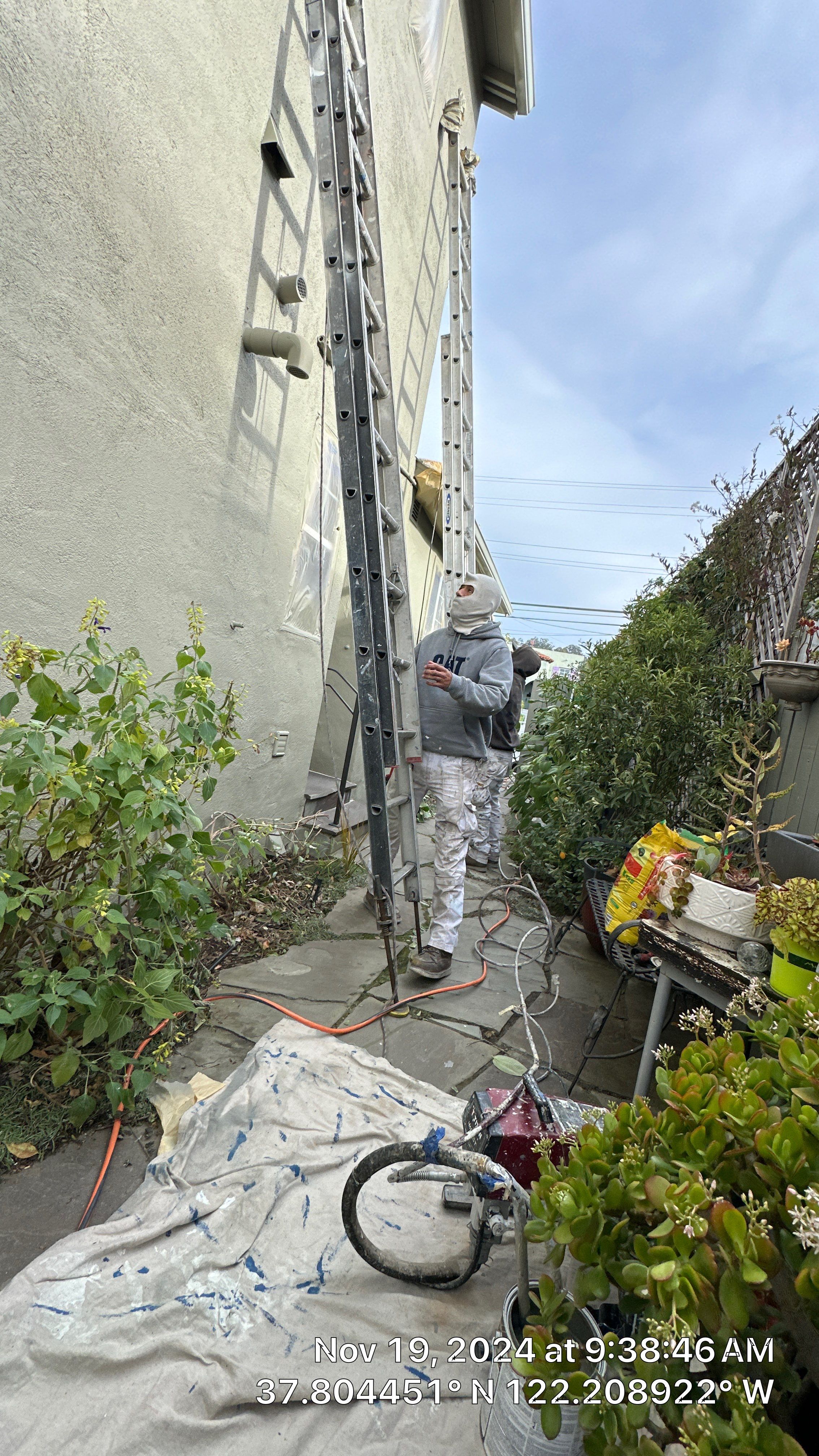 Exterior repaint-siding and stucco by Herrera’s Bay Area Painting inc.