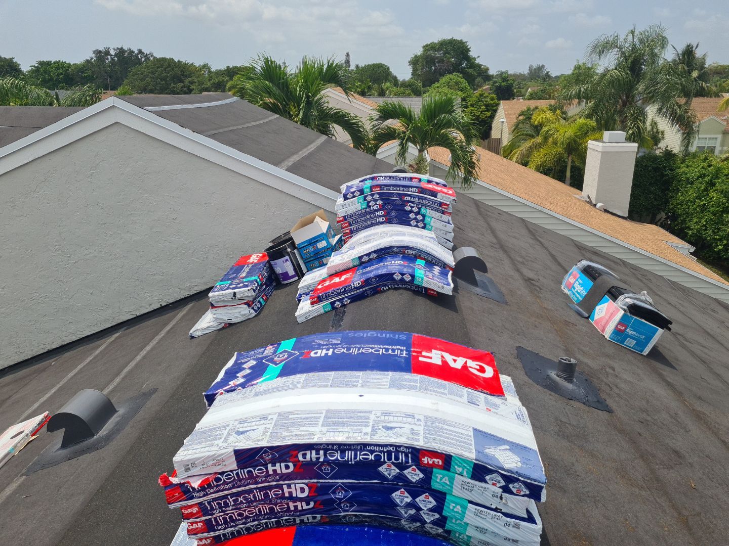 Residential Roofing Installation using GAF by BLUES BROTHERS CONSTRUCTION CORP