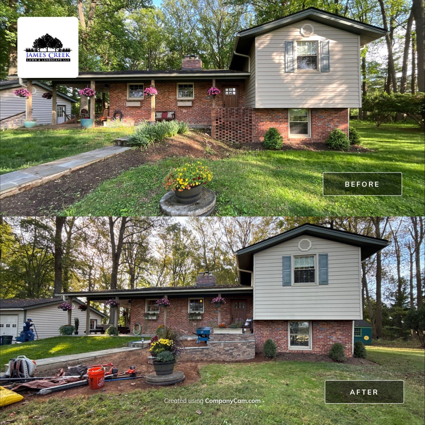 Project in Ashton by James Creek Lawn & Landscape 