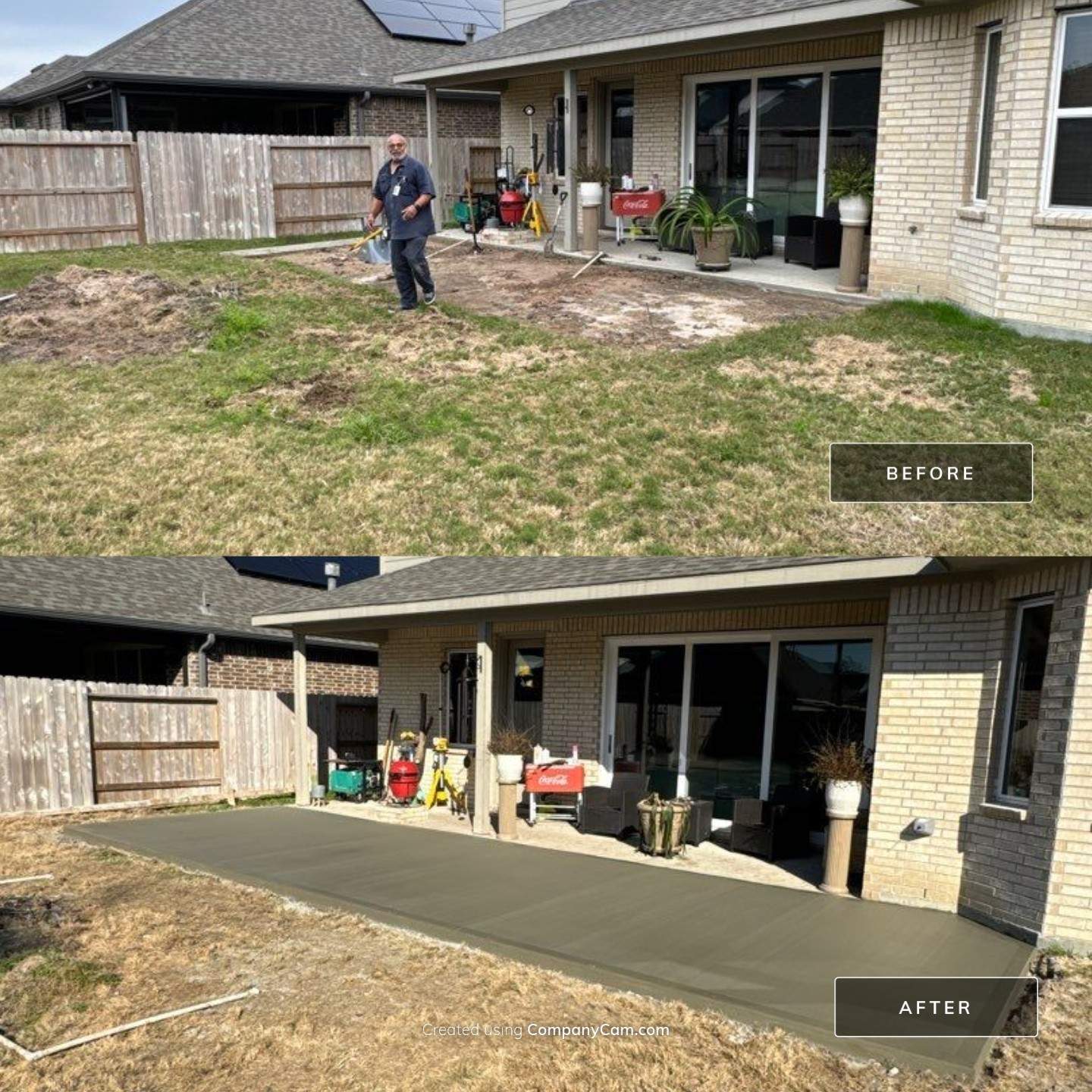 🔥✨ Mrs. Kim’s Patio Extension & Fire Pit Retreat by Texas Urban Elements