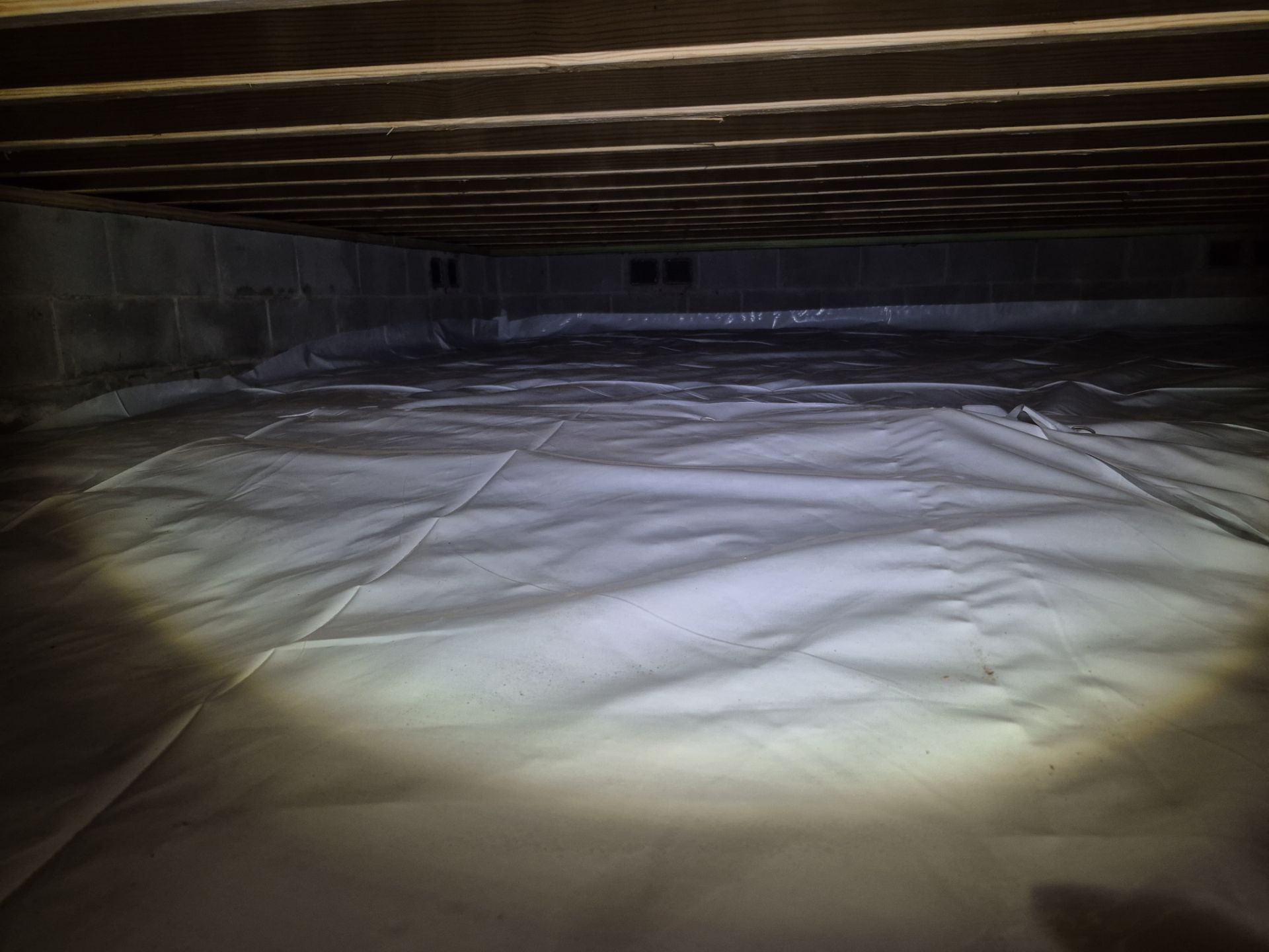 Project in Smithfield by Patriot Crawl Space Repairs