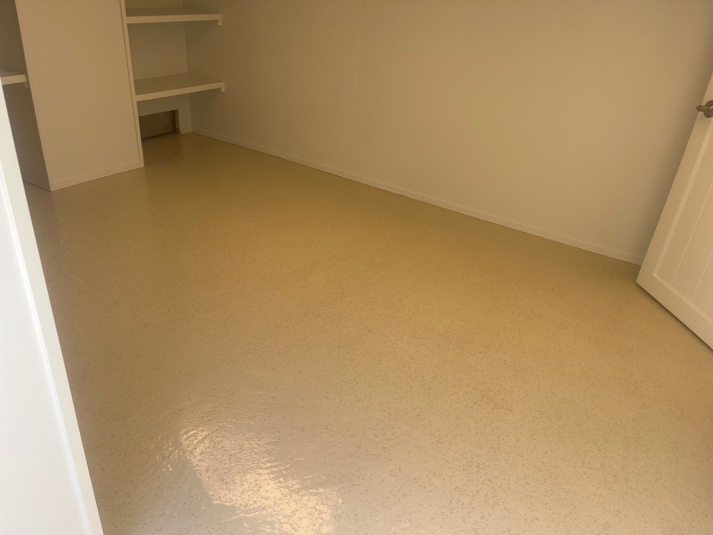 Luxury Home Concrete Floor - Epoxy & Flakes Finish - Stone Harbor, NJ by FreshCoat Works LLC