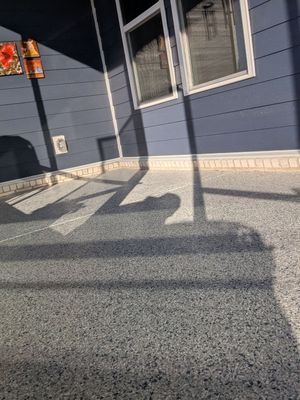 Patio Floor Coating using Tidal Wave