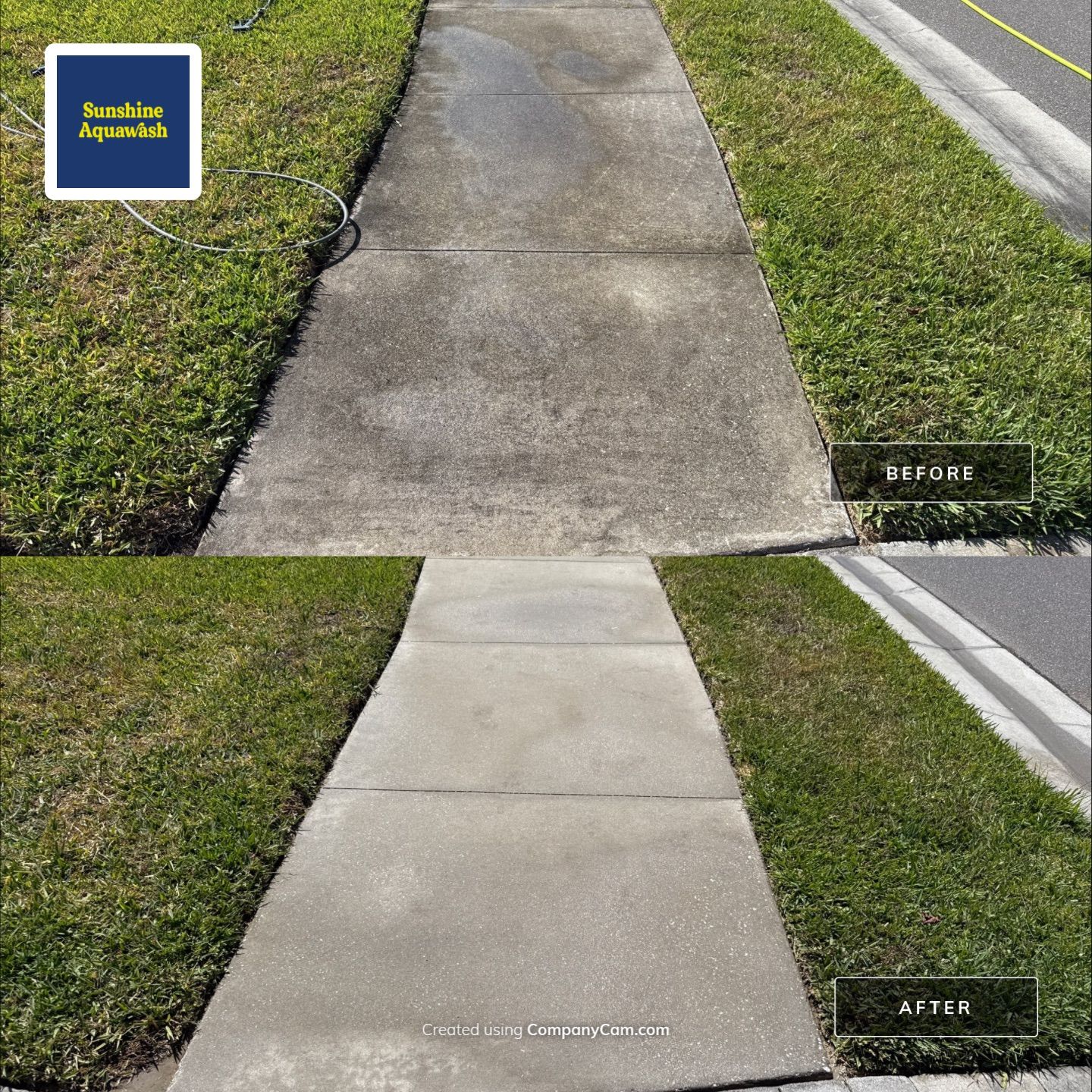 Paver Driveway & Concrete Cleaning | Trevesta Community | Palmetto, FL by Sunshine AquaWash