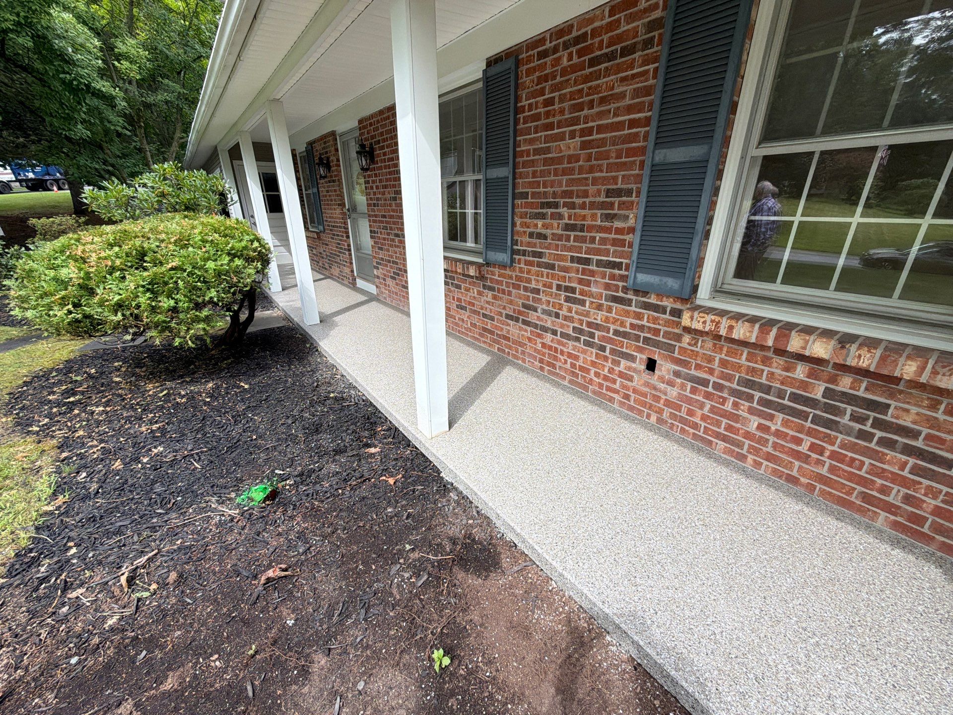 Vintage Shalestone Porch Coating by NG Masonry & Construction LLC