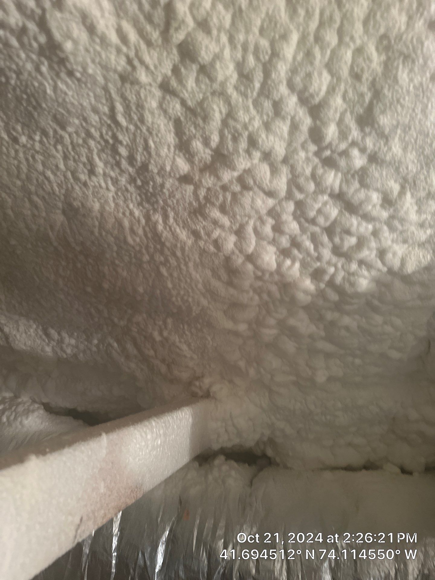 Attic Insulation using open cell spray foam by NYS Foam & Energy