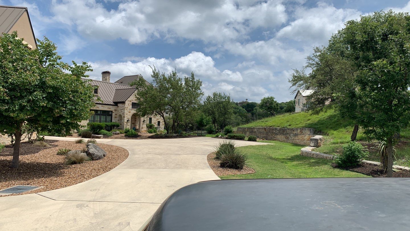 Cliffside installation for primary water source. by Hill Country Rain Water