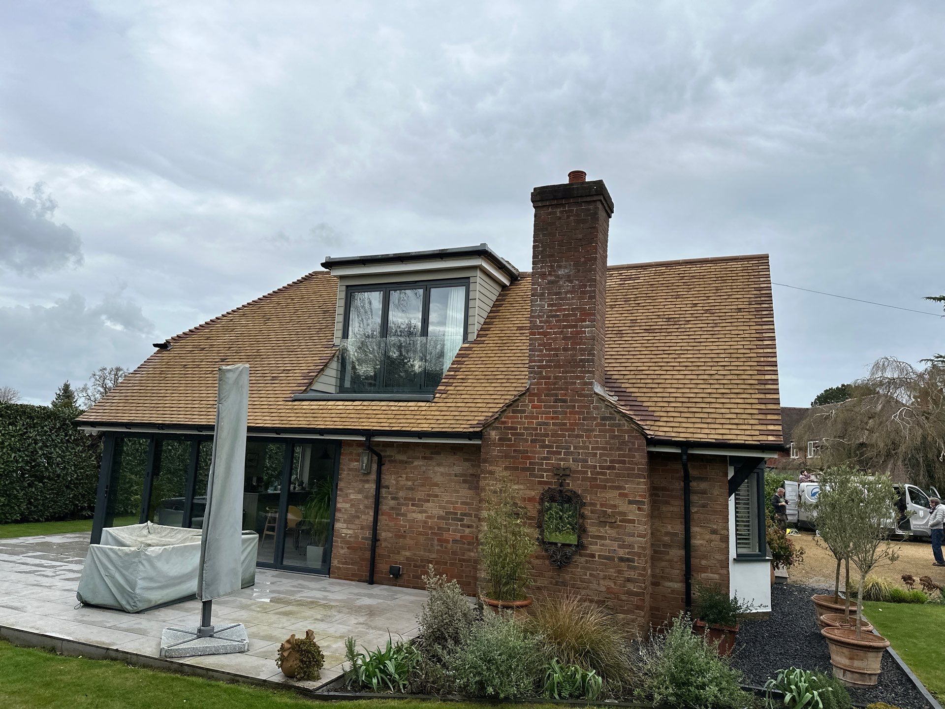 Roof Clean  - Moss Removal - Gutter Clean using Honda 15lpm Low Pressure Washing Machine by Ges Exterior Cleaning ltd