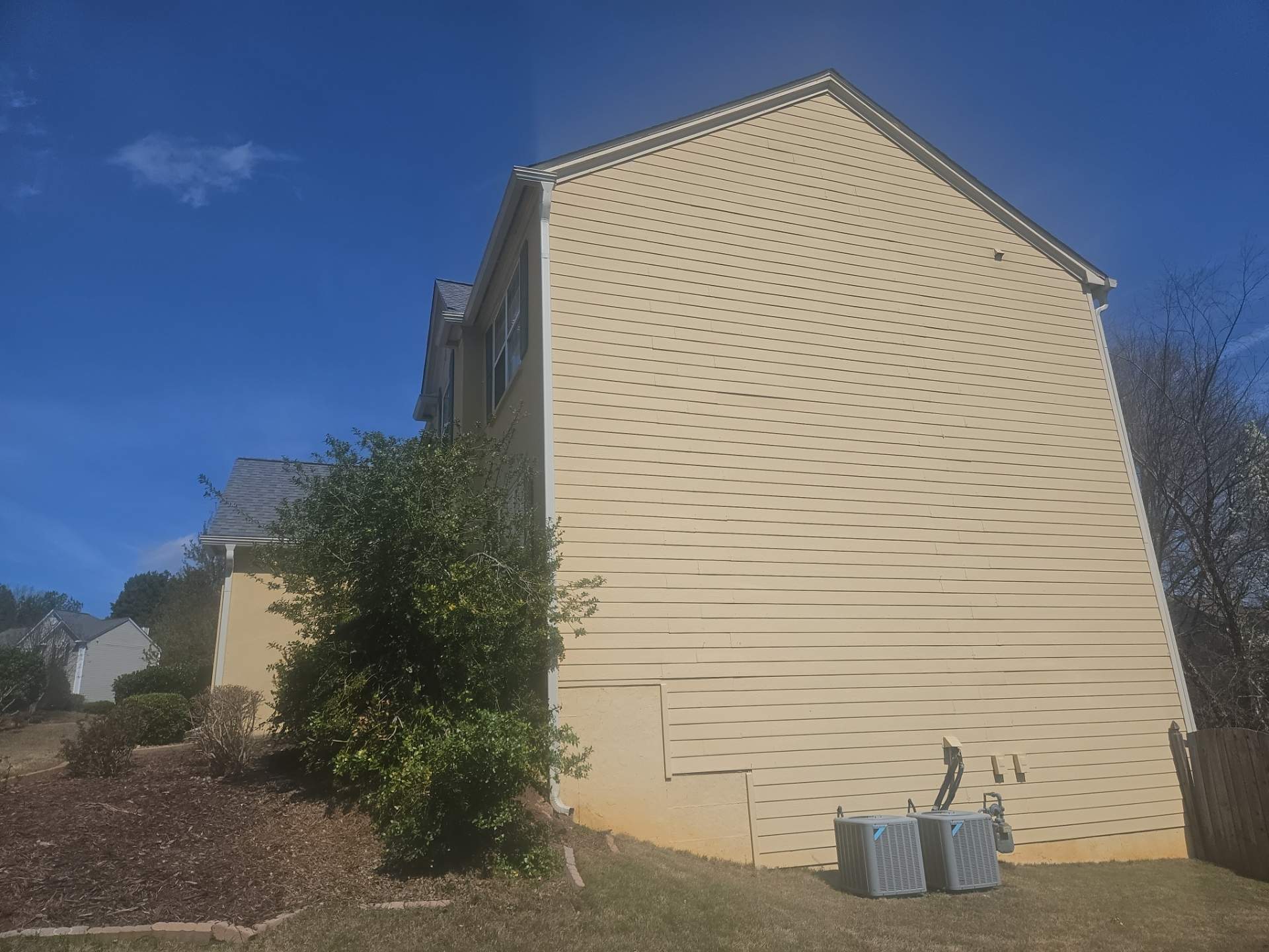 Rotten Wood Replacement Plus Stucco & Siding Painting  by Nelson Exteriors 