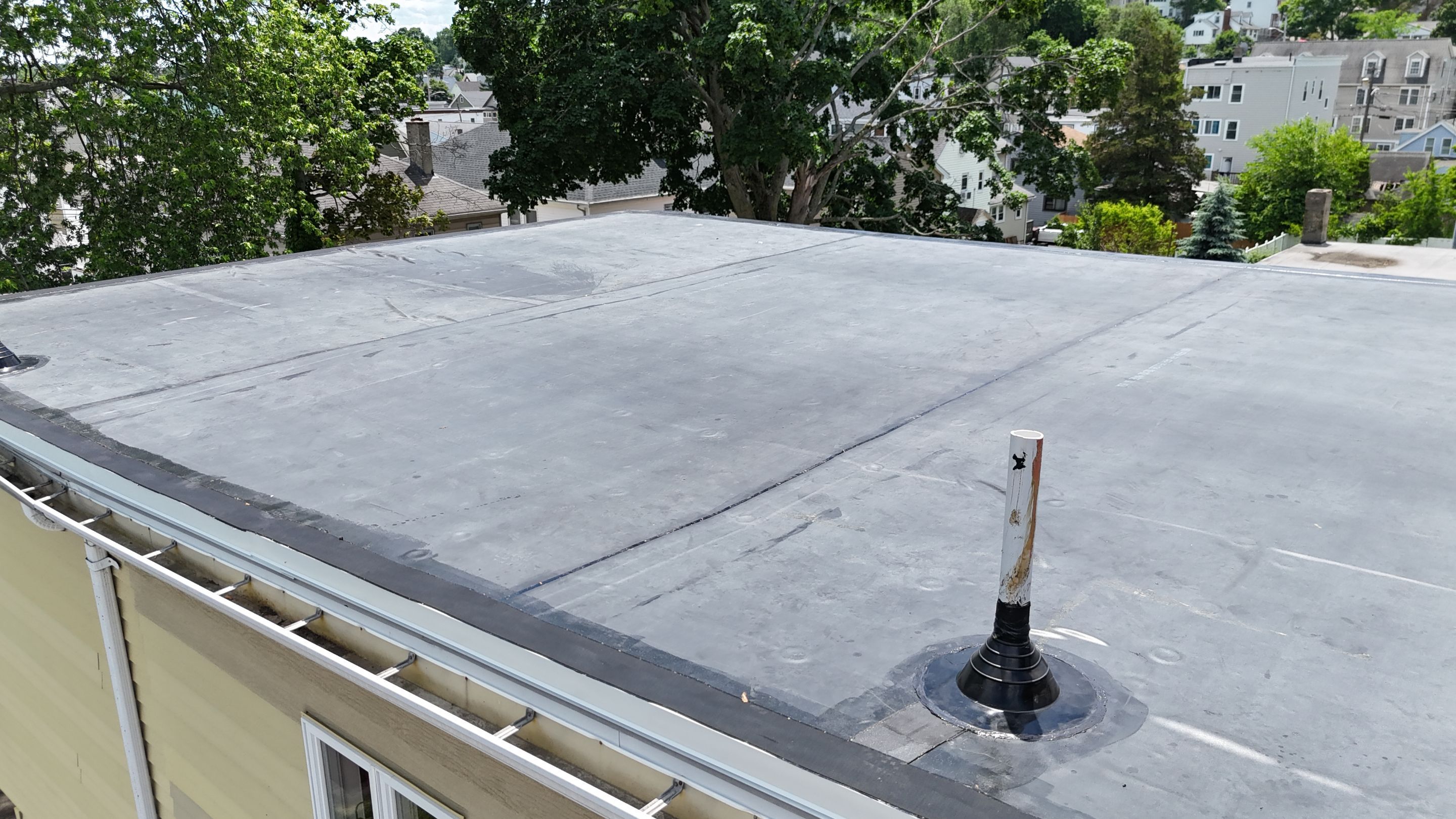 Revere EPDM Flat Roof Replacement — Durable Rubber Roofing System by JOHNNYS PRO