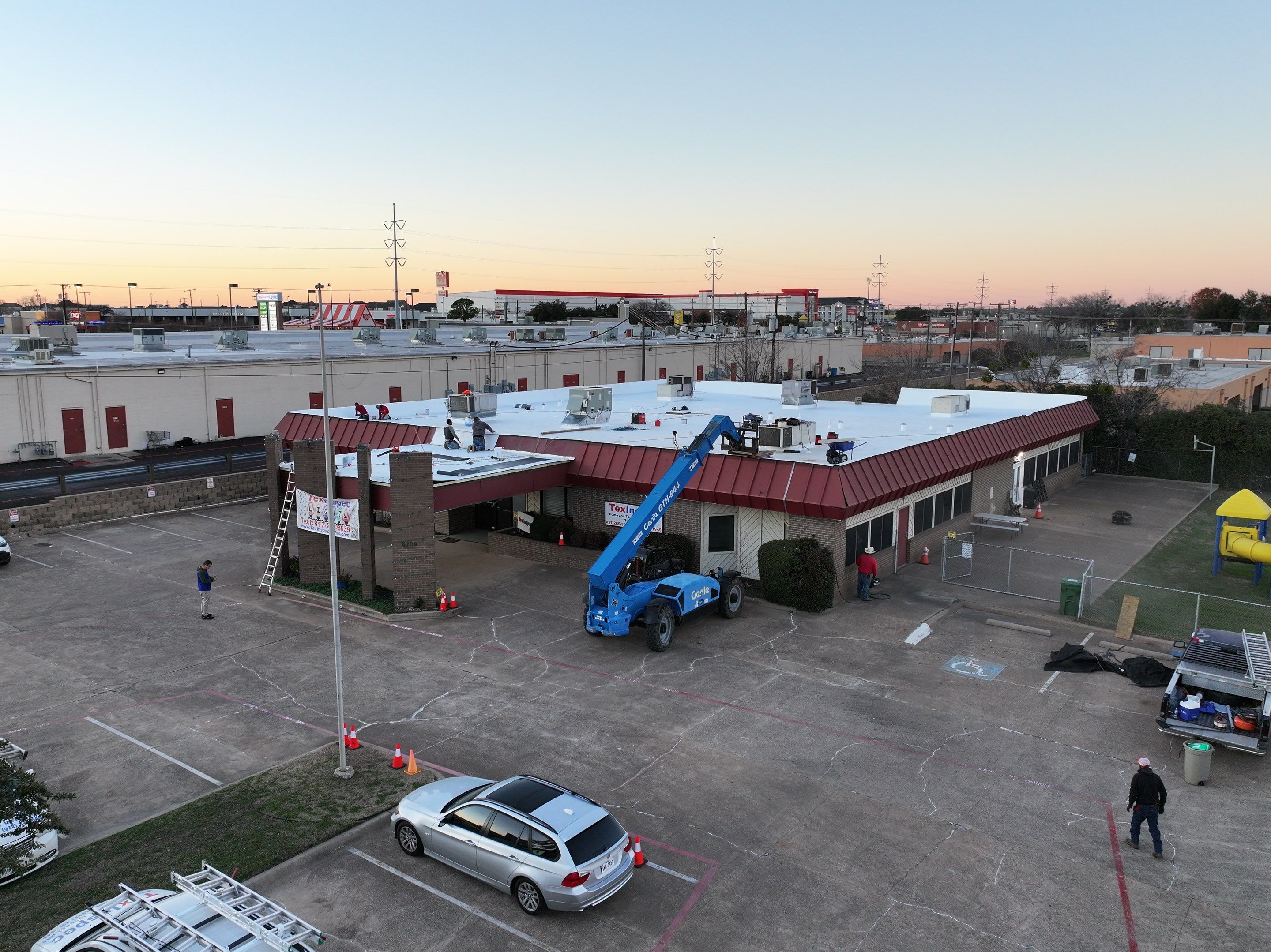 Commercial Roofing Installation using GAF Evergaurd TPO 60 Mil by Becker Roofing and Exteriors