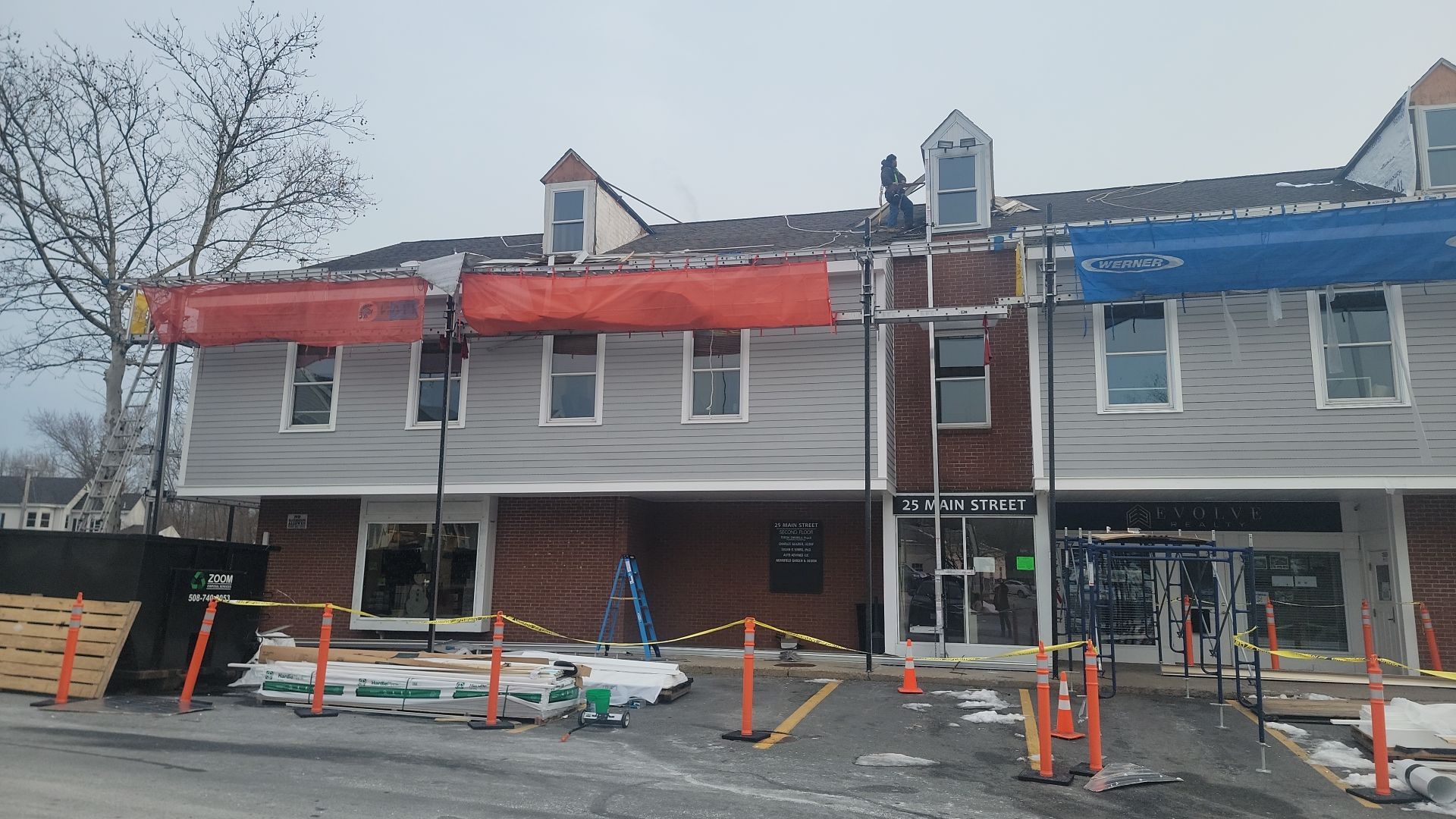 James Hardie Siding on Comercial building by UBrothers Construction