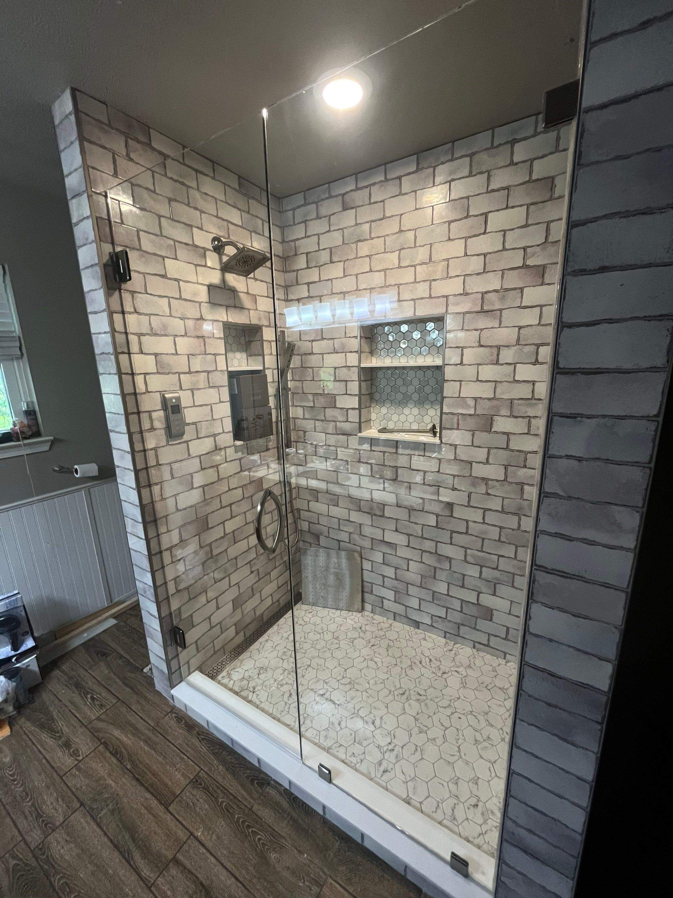 Shower Pictures by Custom Glass Service