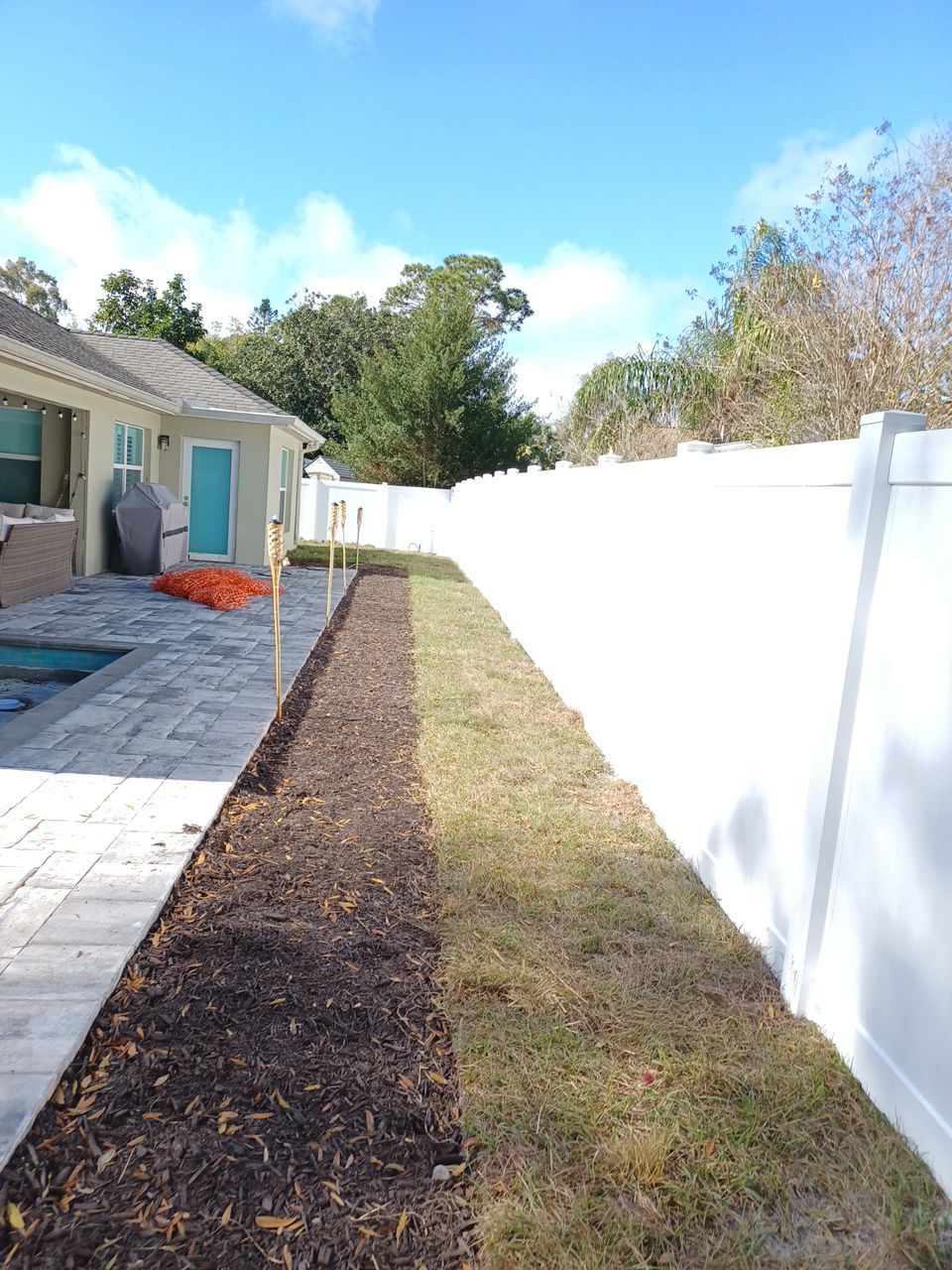 Venice, FL 6 ft. Tall White Vinyl Privacy Fence  by Asap fence and gates, LLC