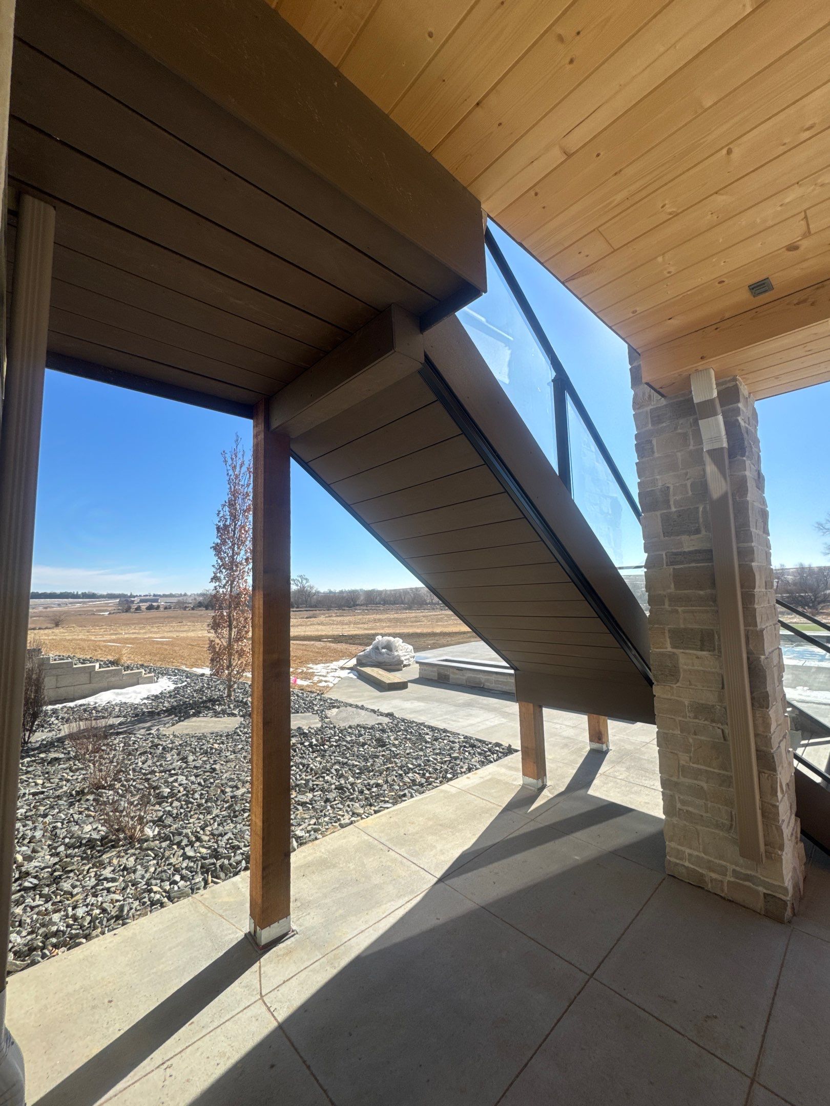 Timbertech Deck with Glass Railing by EAGLE EYE ENTERPRISES