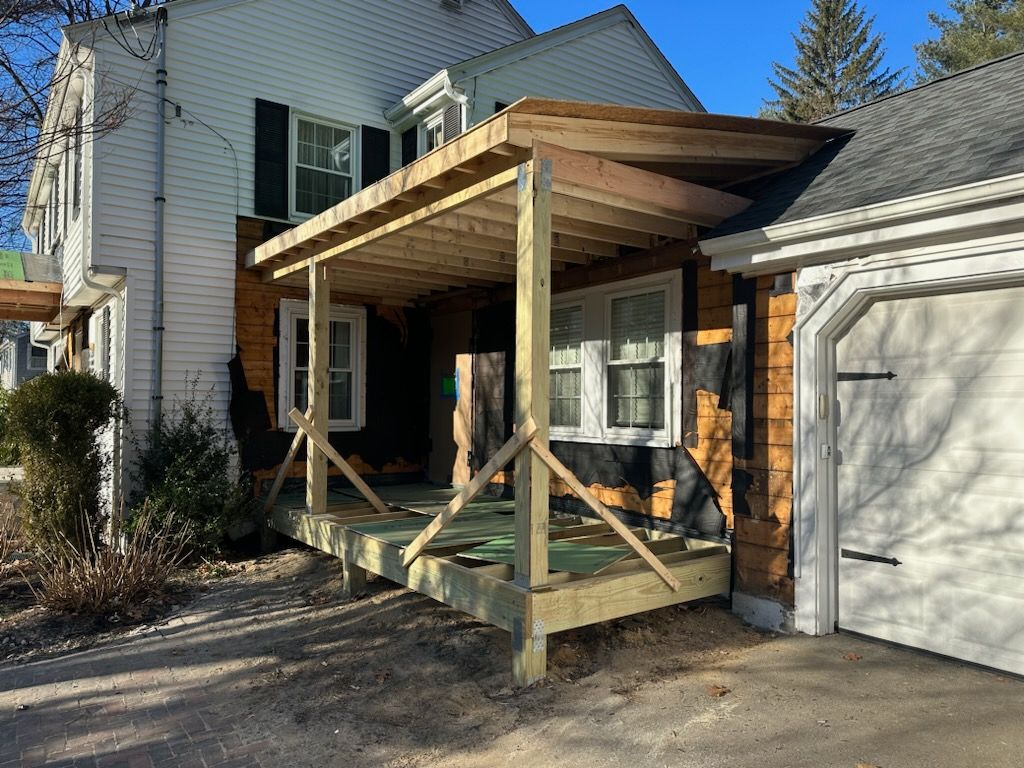 Exterior renovation in Wayland MA by UBrothers Construction