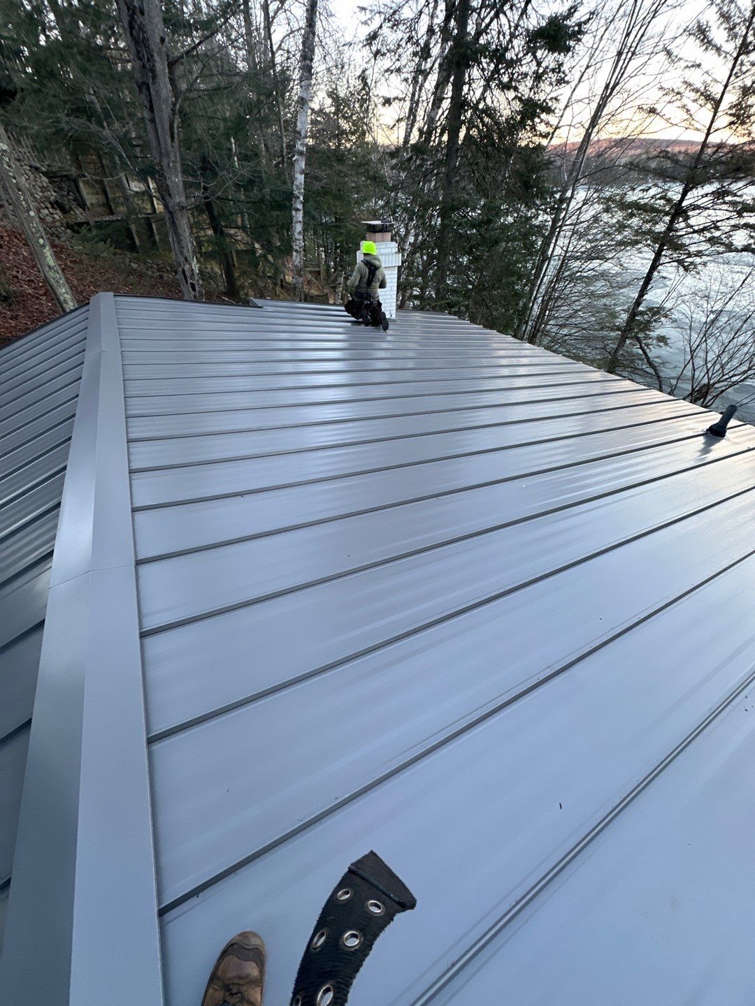 Standing Seam Roof  using Standing Seam Metal 26 Guage by Stendahl Services