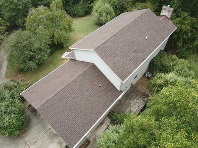 Residential Roofing Installation using GAF TImberline HDZ Hickory