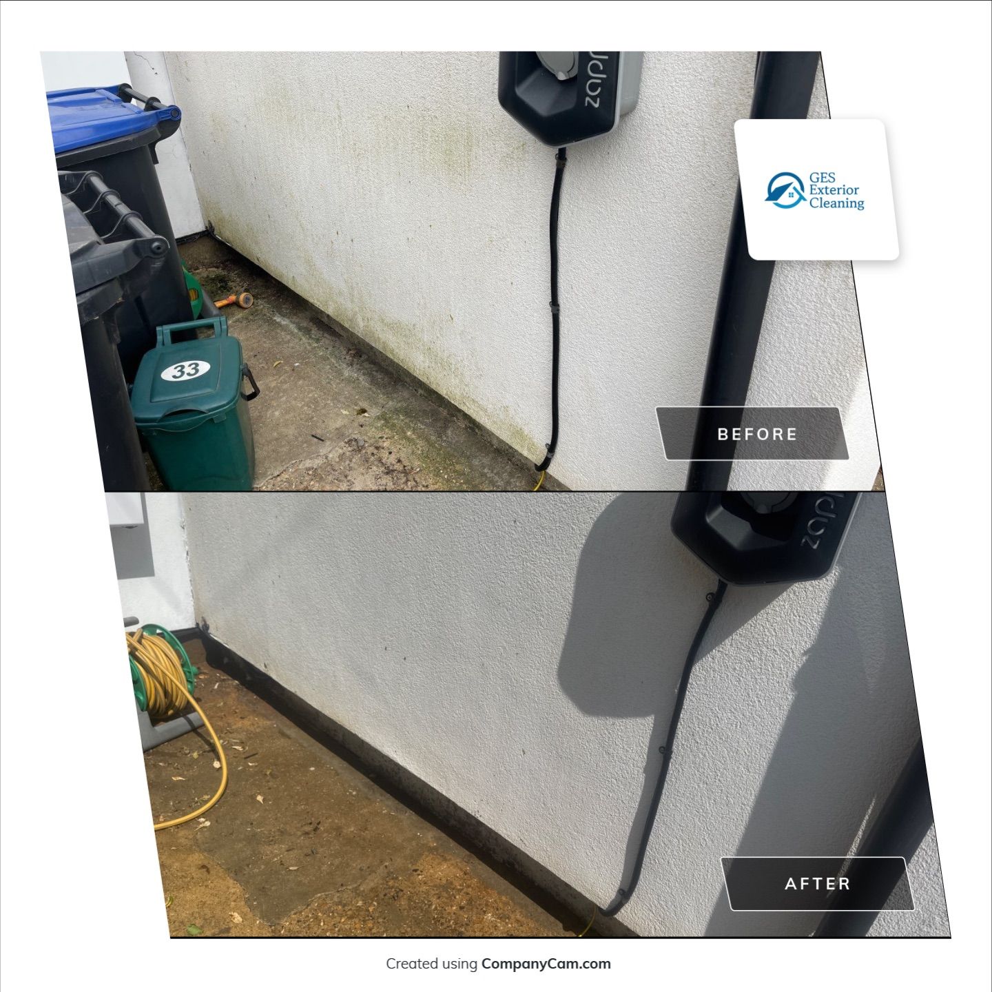 Render Clean using Softwash Equipment by Ges Exterior Cleaning ltd