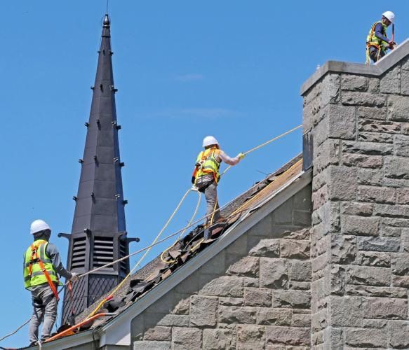St. Pius Church - Commercial Roof Restoration by Rinaldi Roofing