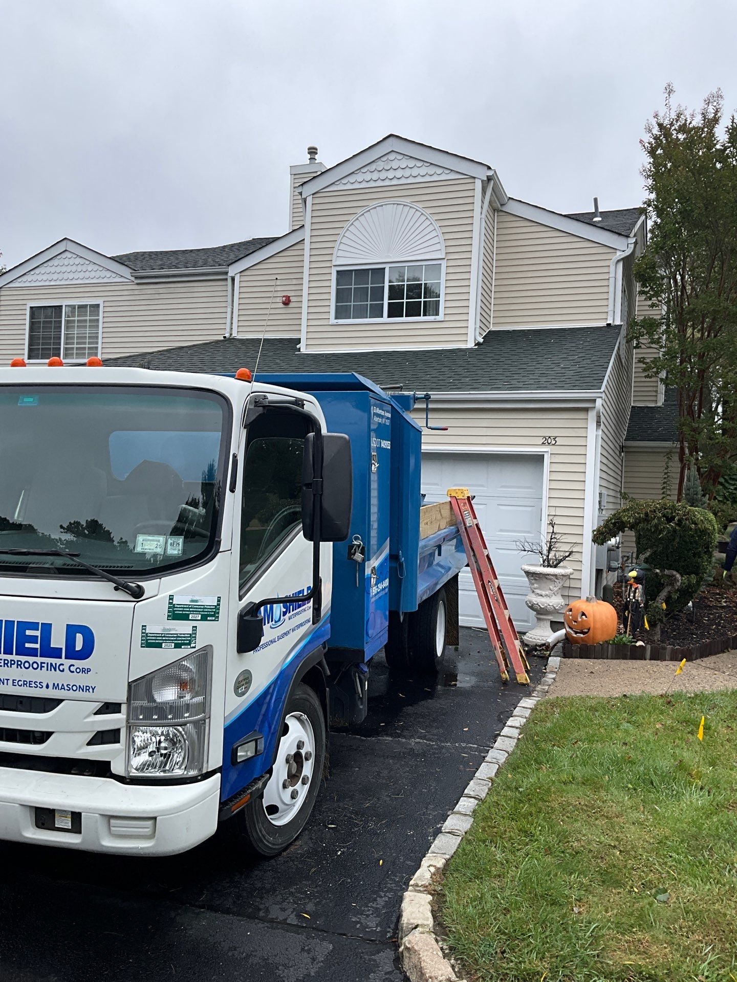 Gothic Cir • Manorville, NY 11949 by A.M. Shield Waterproofing, Corp.