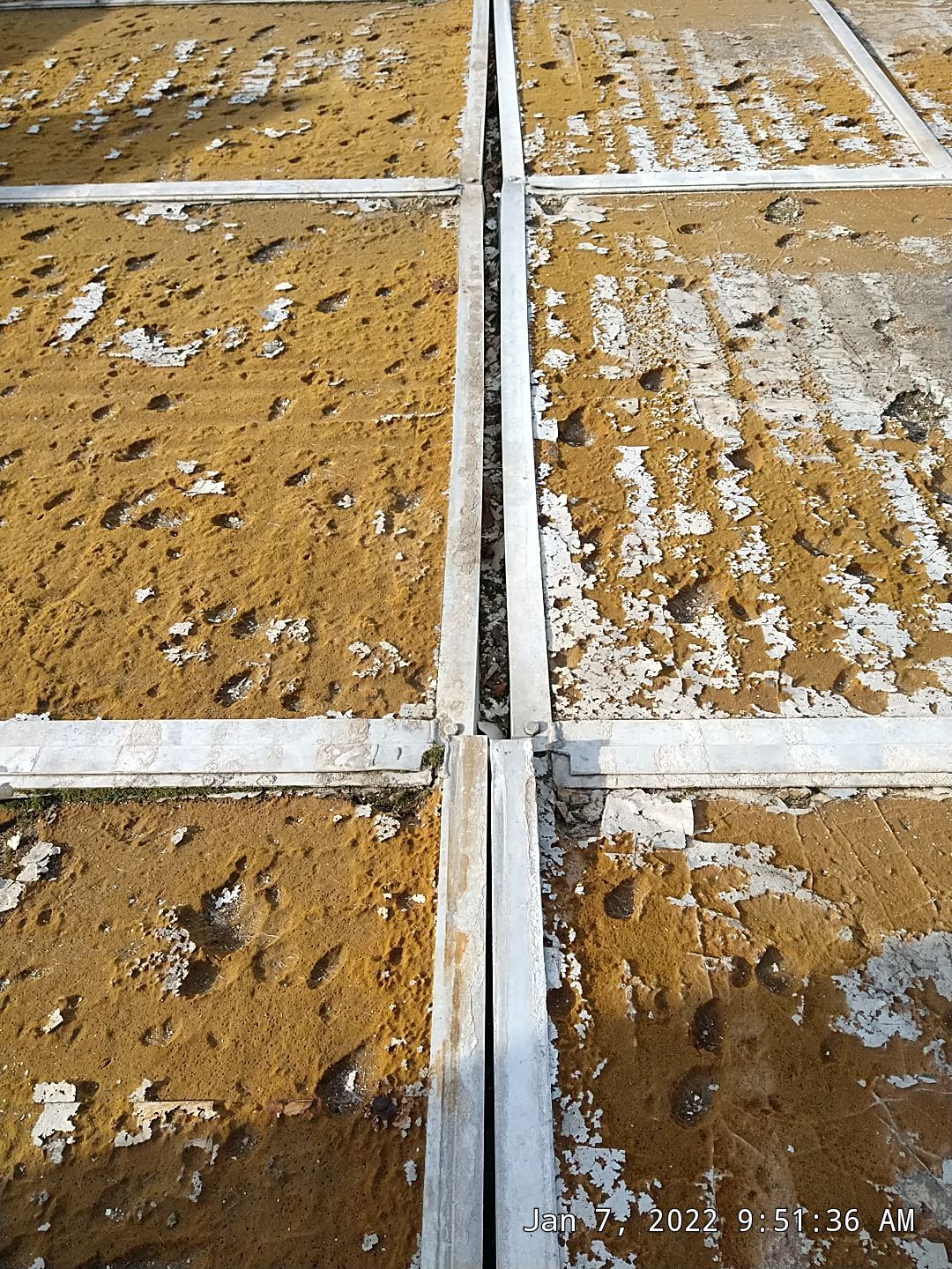 Commercial Roofing Installation using Aluminum Roofing panels by Hostetler Roofing